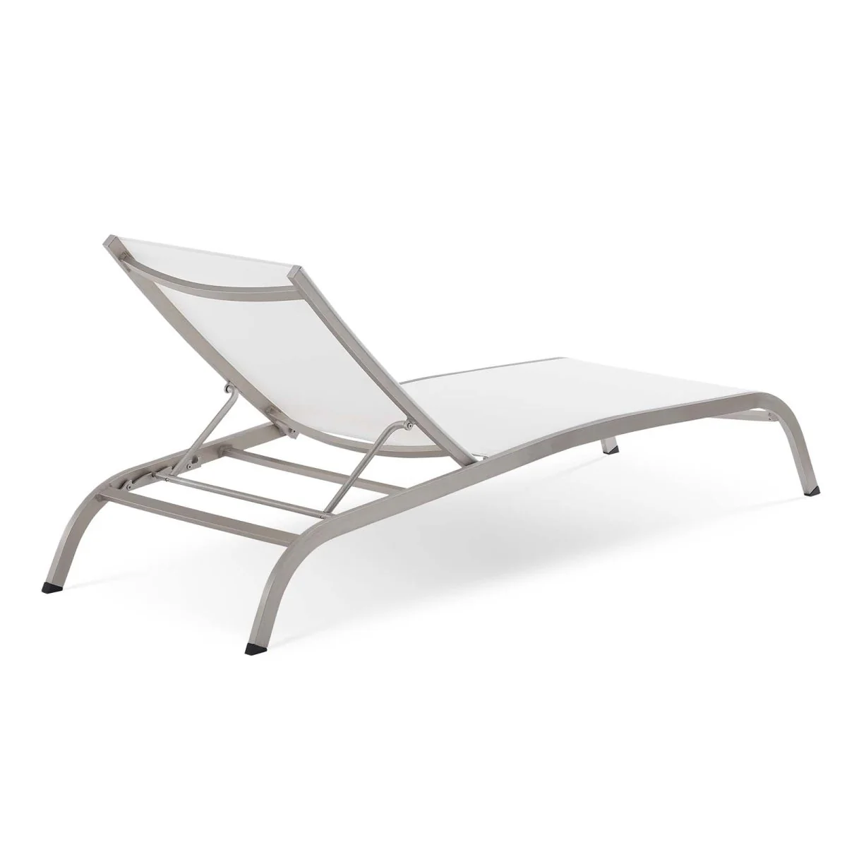 Aluminum Mesh Outdoor Patio Chaise Lounge Chair & Side Table Set – Multiple Configurations - Image 38