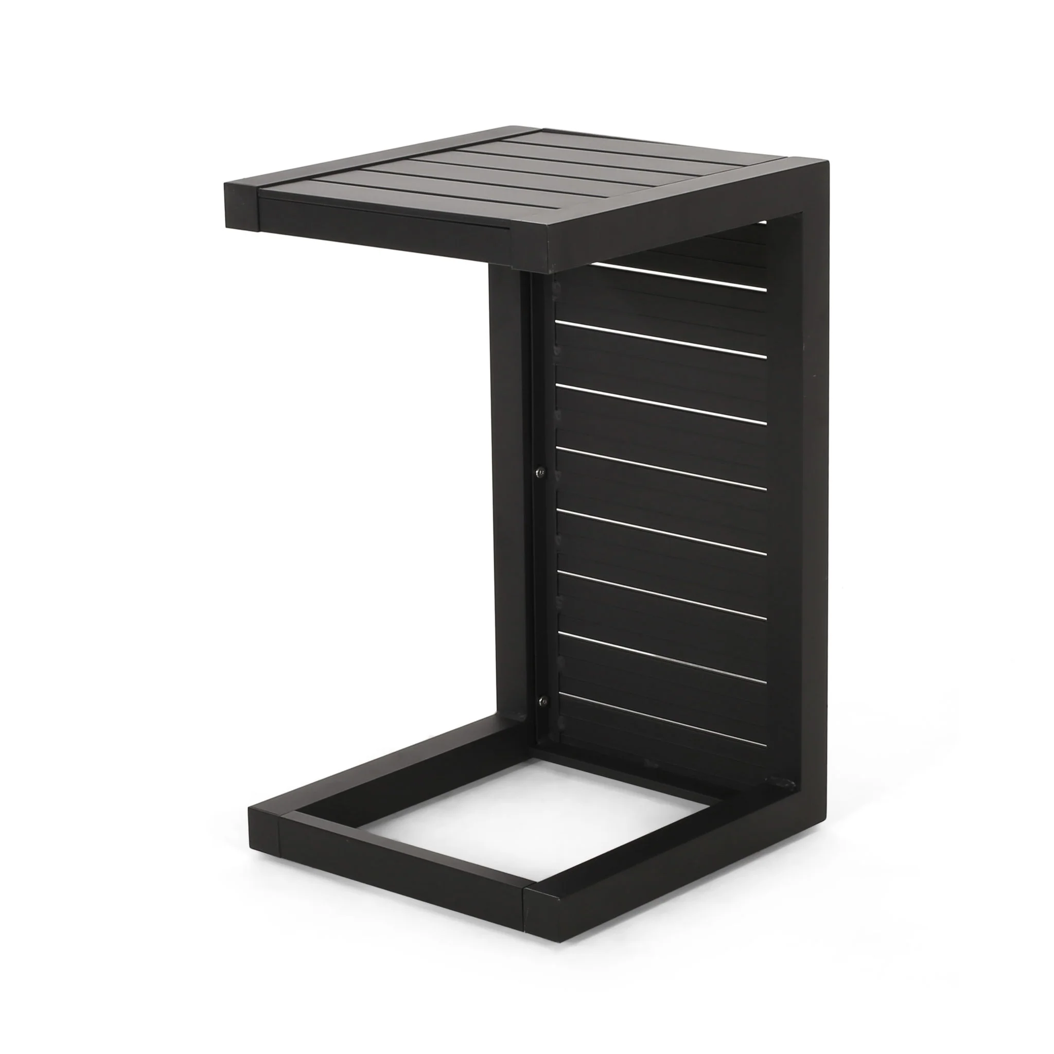 Aluminum Outdoor C - Shaped Side Table For Patio - Image 24
