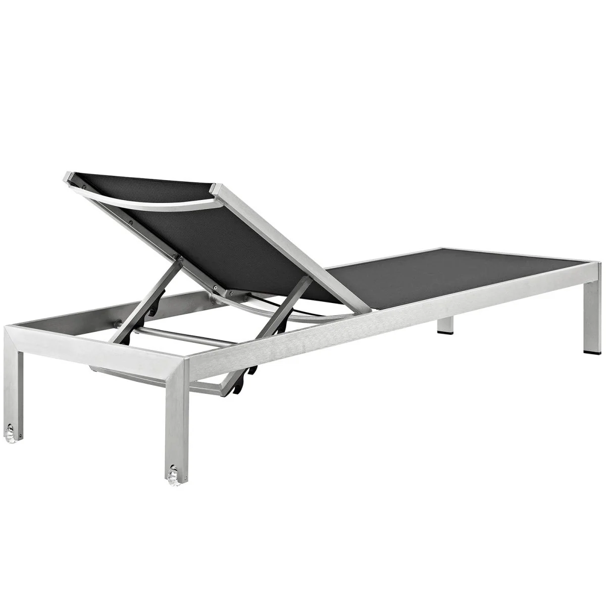 Aluminum Outdoor Chaise Lounge Patio Poolside Reclining Lounger Seating Furniture - Image 25