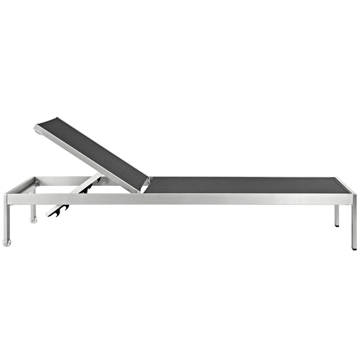 Aluminum Outdoor Chaise Lounge Patio Poolside Reclining Lounger Seating Furniture - Image 77