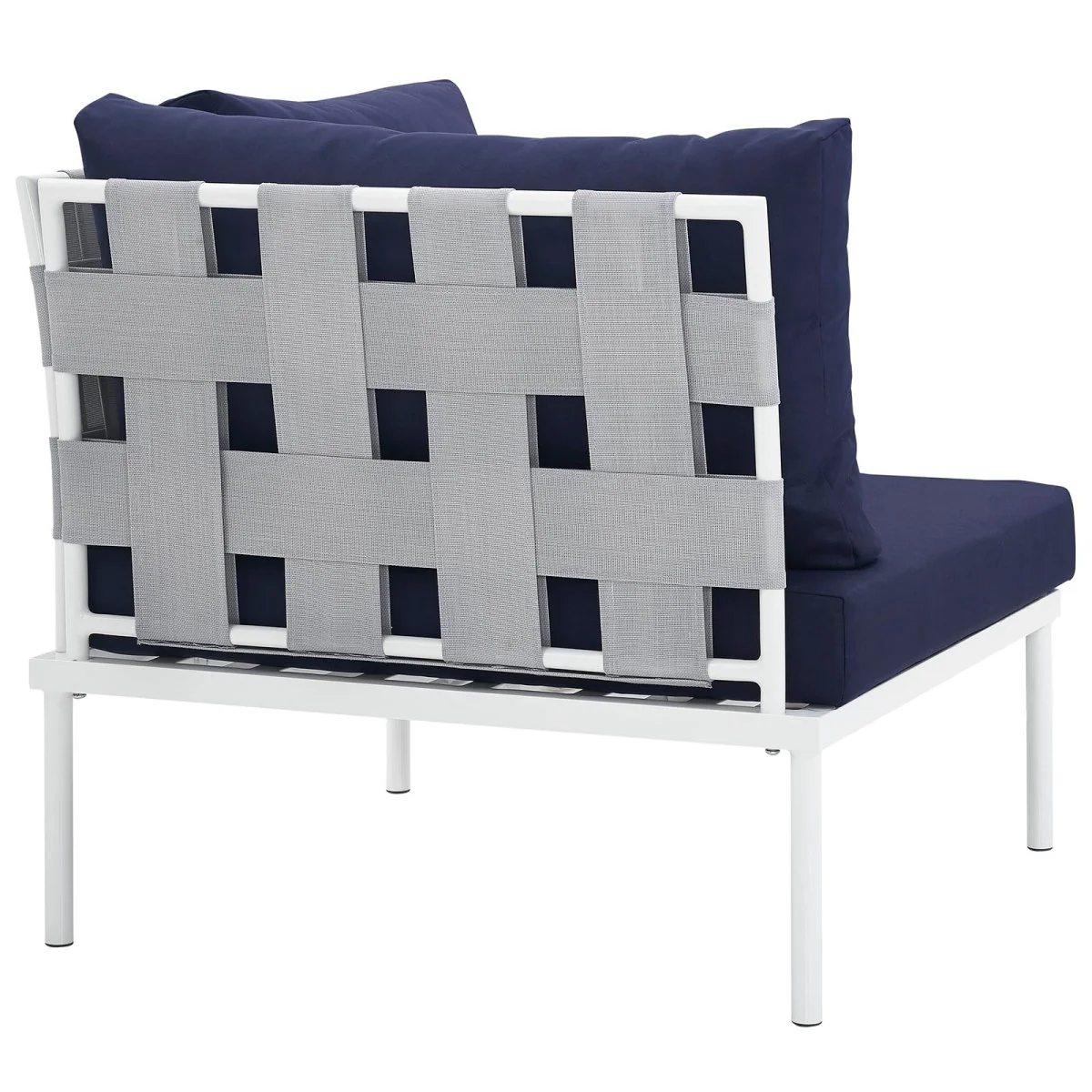 Aluminum Outdoor Corner Sofa Sectional with Cushions for Patio, Deck or Garden Seating - Image 3