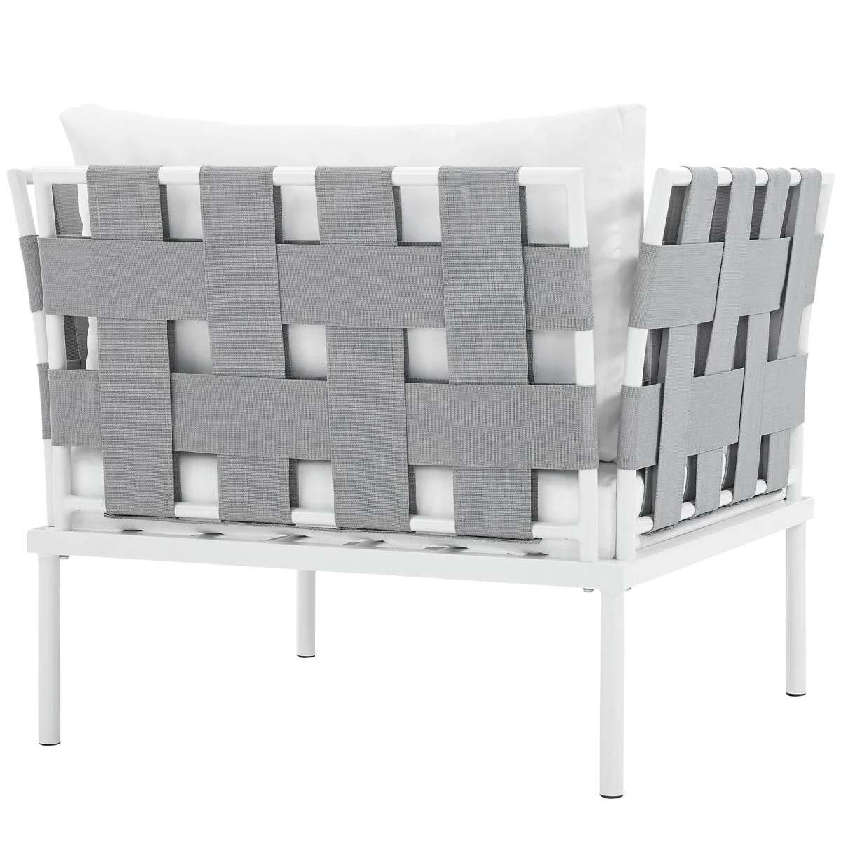 Aluminum Outdoor Patio Armchair — Classic Modern Design for Deck, Porch, Garden - Image 3
