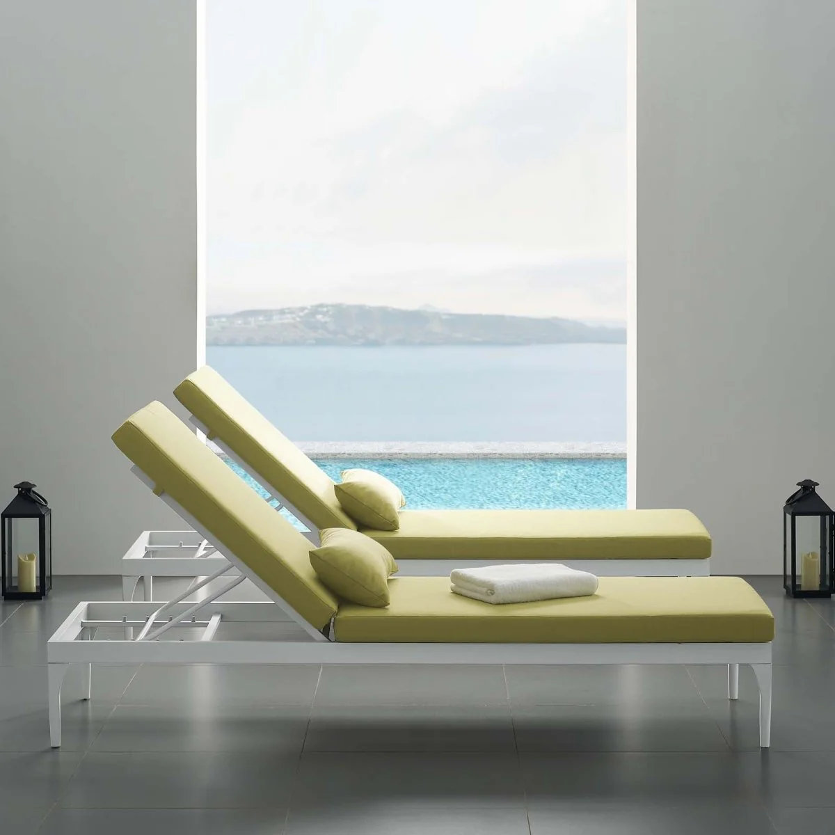 Aluminum Outdoor Patio Chaise Lounge Chair - Durable Weather-Resistant Poolside Recliner - Image 28