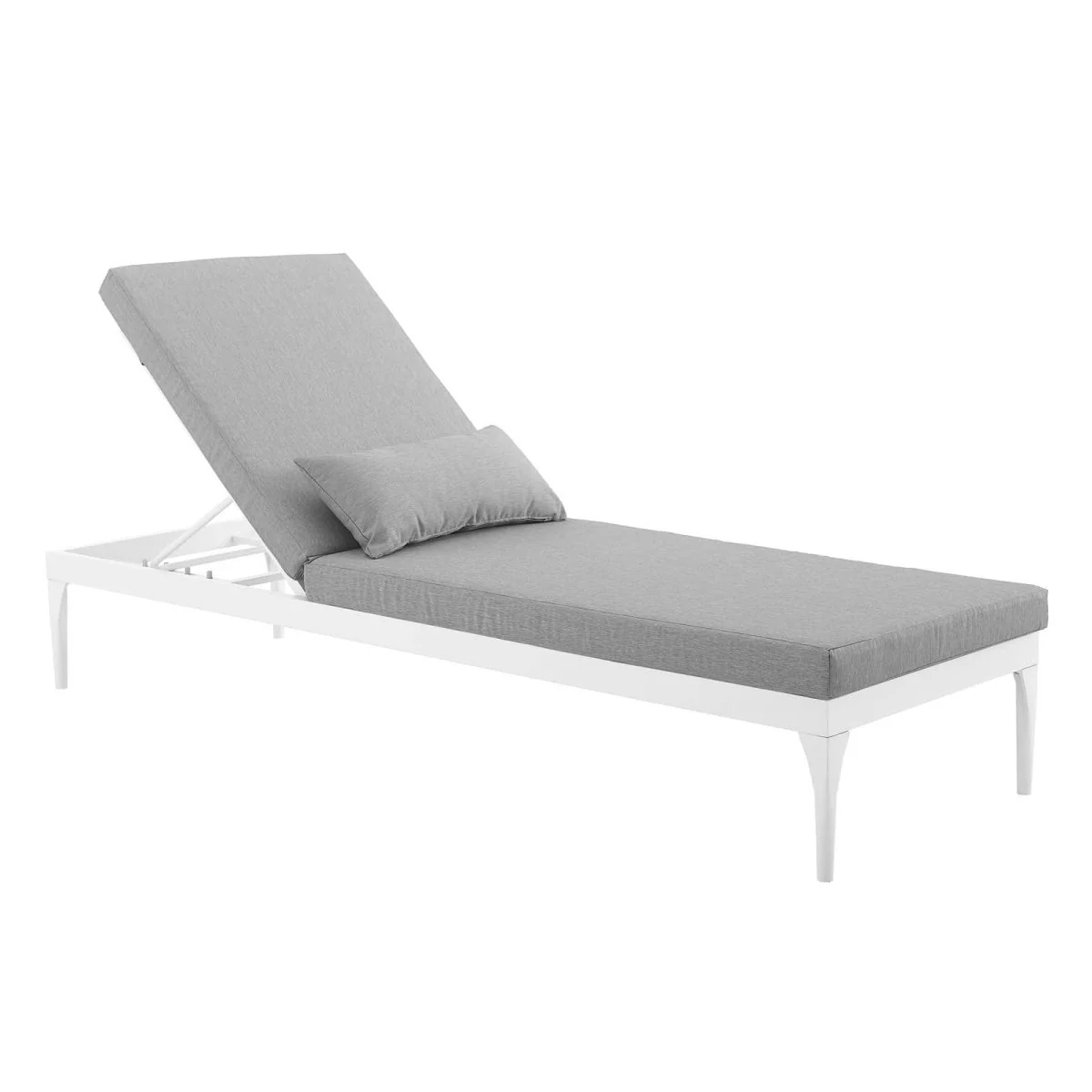 Aluminum Outdoor Patio Chaise Lounge Chair - Durable Weather-Resistant Poolside Recliner - Image 30