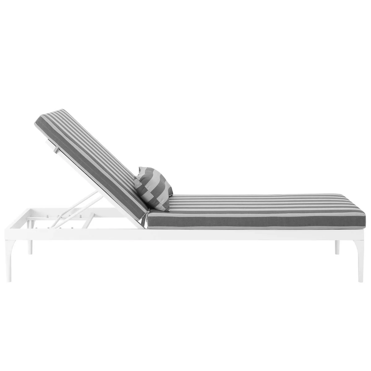 Aluminum Outdoor Patio Chaise Lounge Chair - Durable Weather-Resistant Poolside Recliner - Image 4