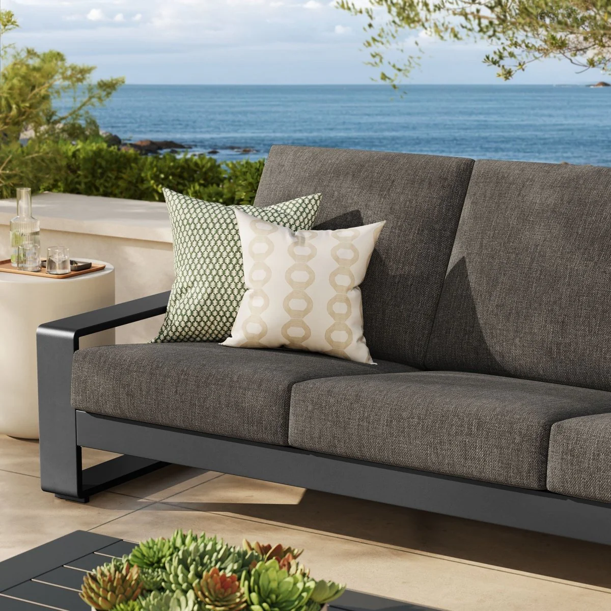 Aluminum Outdoor Sofa — Modular Weather-Resistant Patio Seating for Gardens and Decks - Image 13