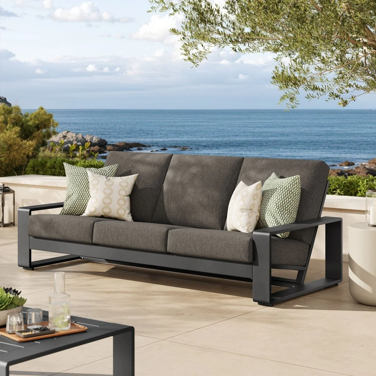 Aluminum Outdoor Sofa — Modular Weather-Resistant Patio Seating for Gardens and Decks - Image 18