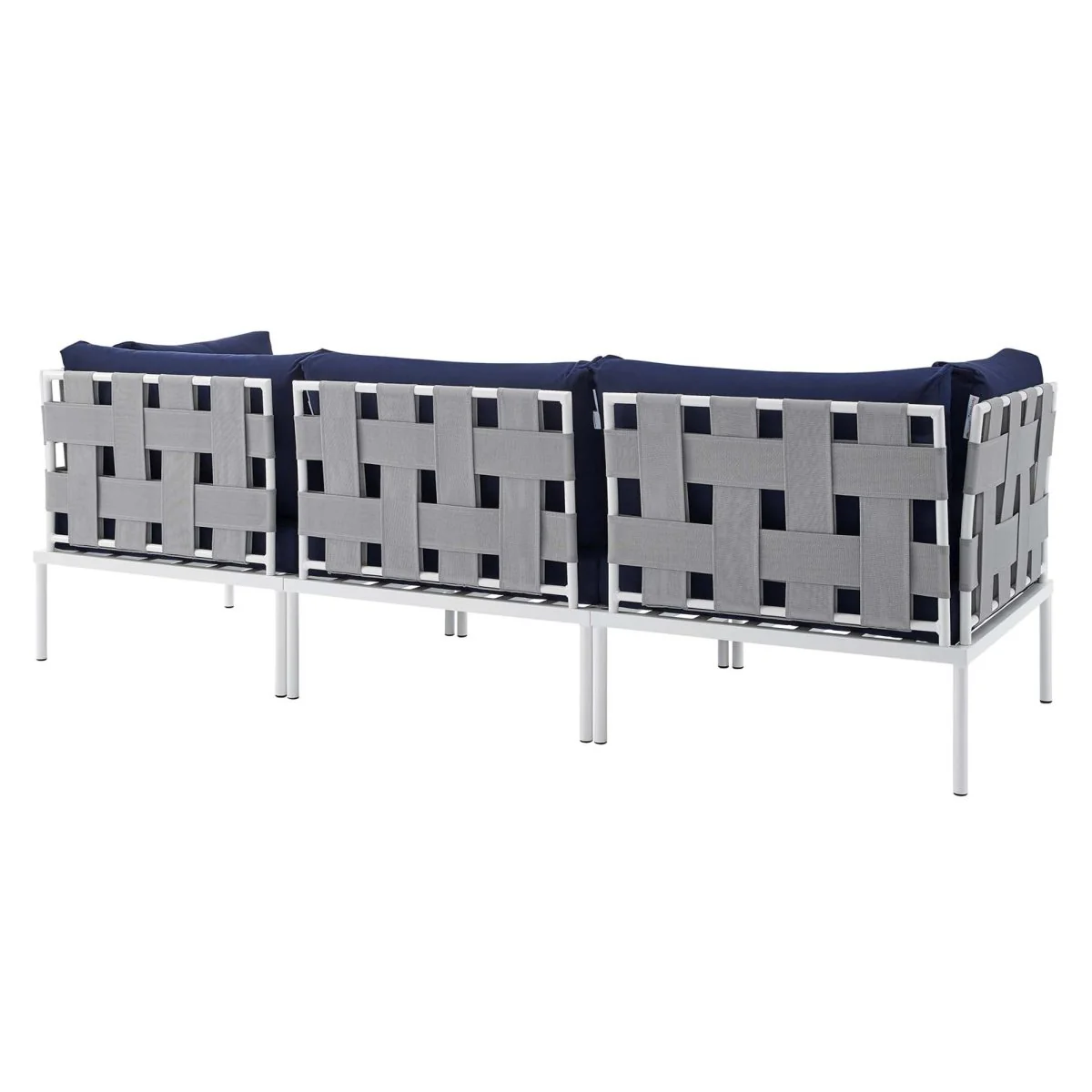 Aluminum Outdoor Sofa with Sunbrella Cushions for Patio and Outdoor Living Spaces - Image 13