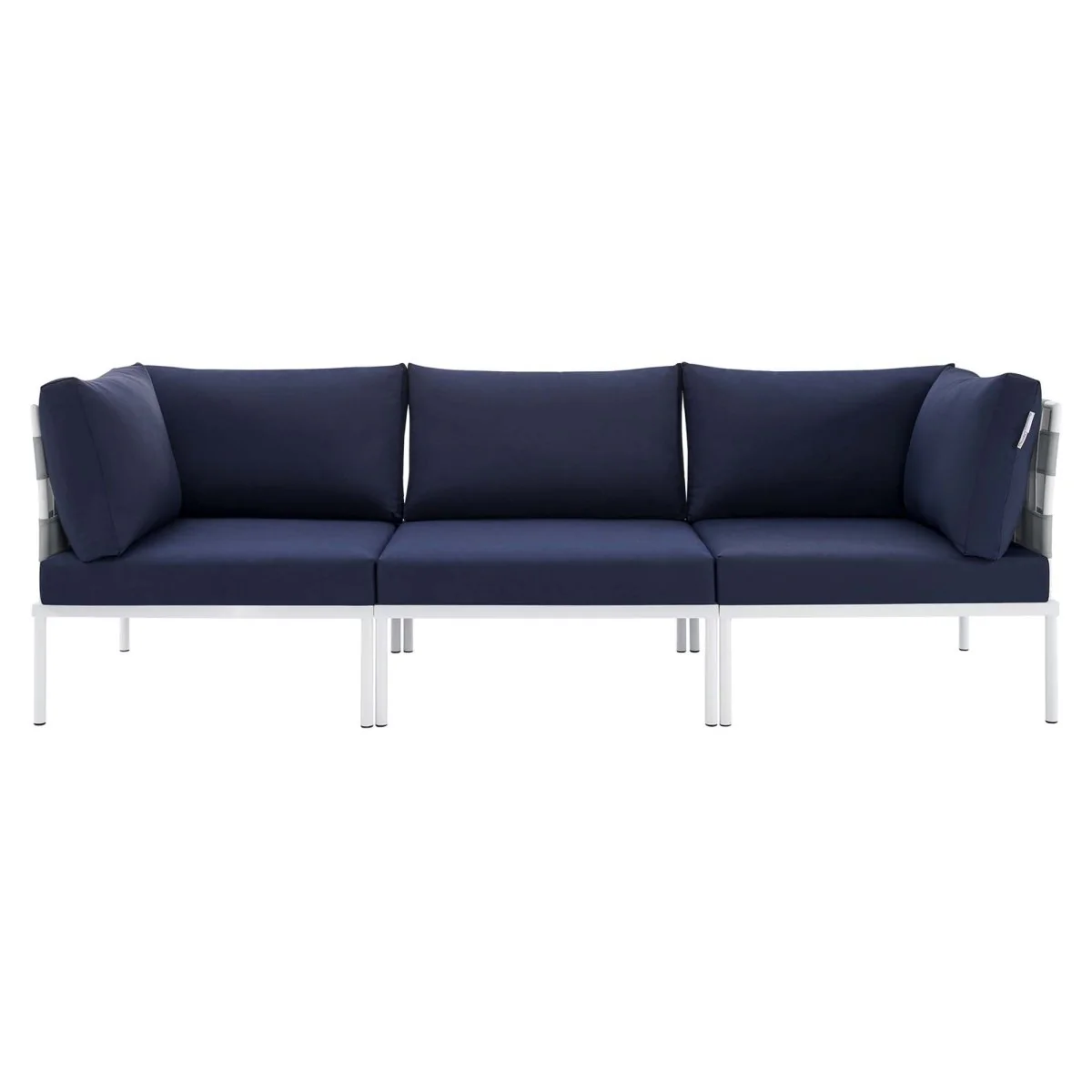 Aluminum Outdoor Sofa with Sunbrella Cushions for Patio and Outdoor Living Spaces - Image 14