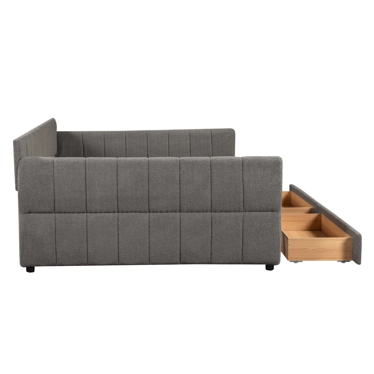 Alvara Upholstered Queen Platform Bed with USB Charging and Storage Drawers - Image 15