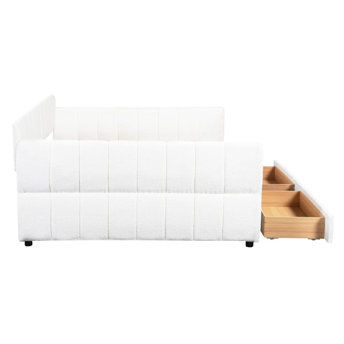 Alvara Upholstered Queen Platform Bed with USB Charging and Storage Drawers - Image 5