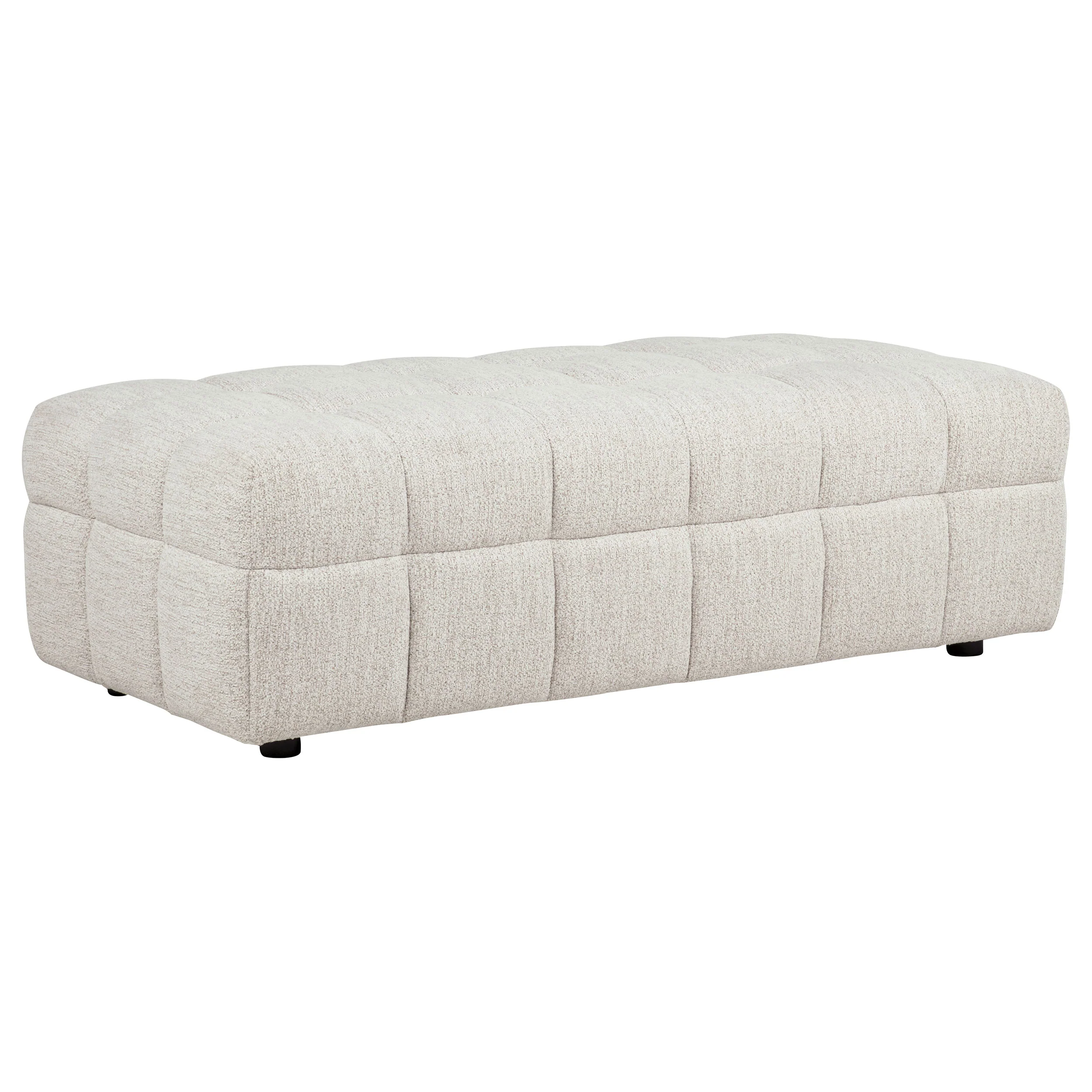 Amara 4-Piece Upholstered Sectional Sofa in Ivory - Image 9