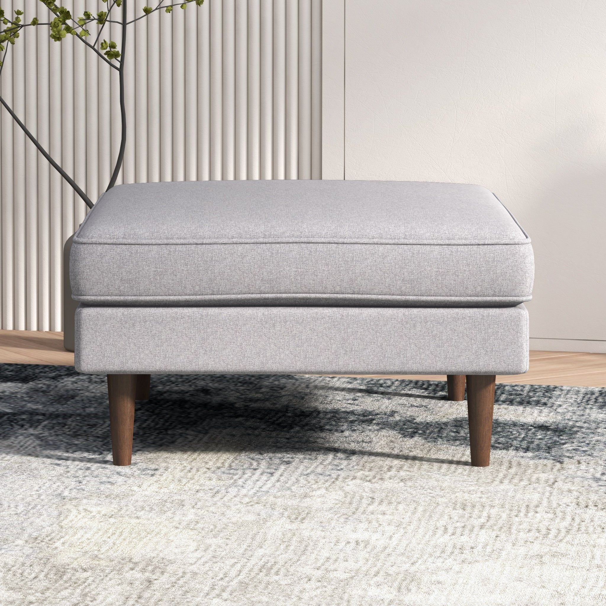 Amber - Square Upholstered Ottoman - Image 3