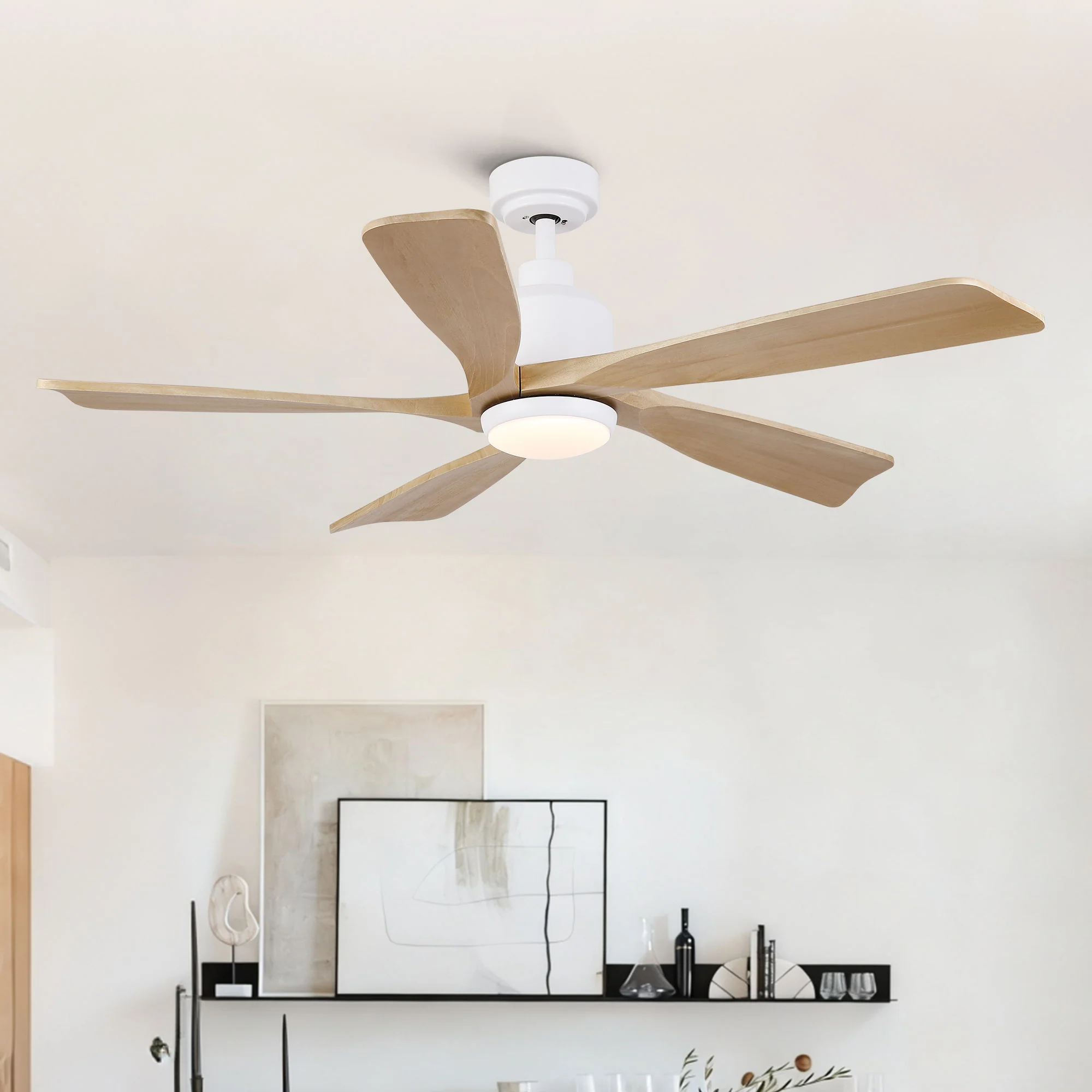 American Farmhouse Ceiling Fan With Light Quiet DC Motor - Image 11