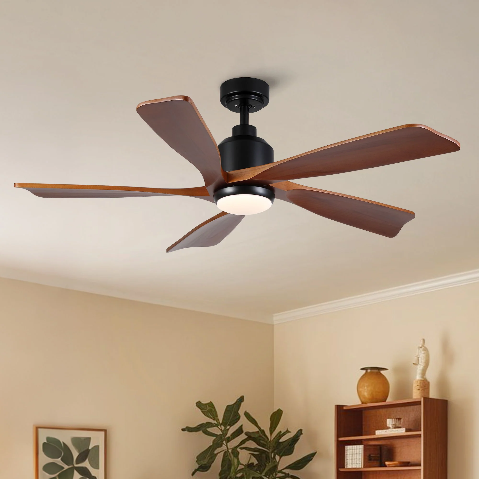 American Farmhouse Ceiling Fan With Light Quiet DC Motor - Image 14