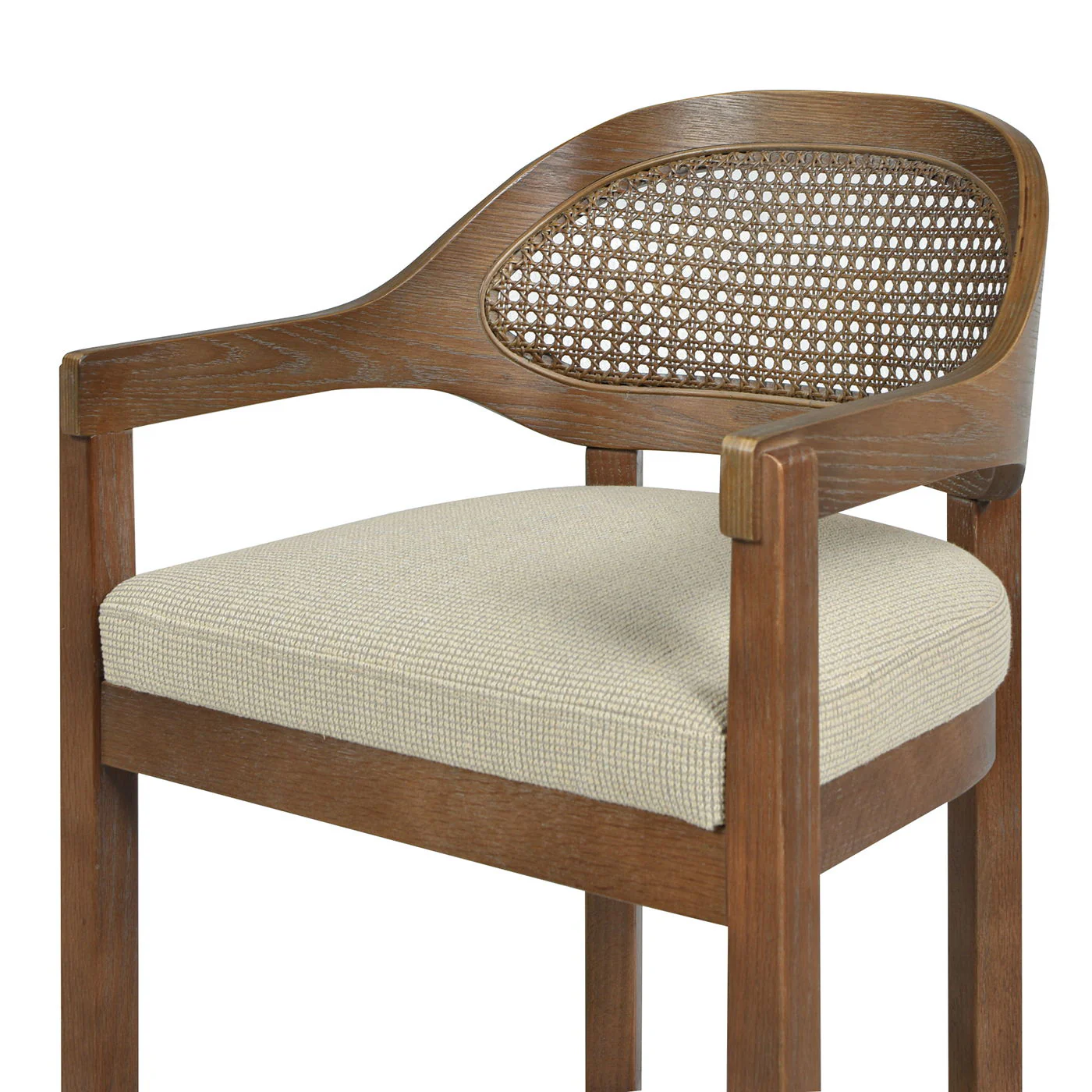 Americana - Mid-Century Modern Cane Back Counter Stool - Image 18