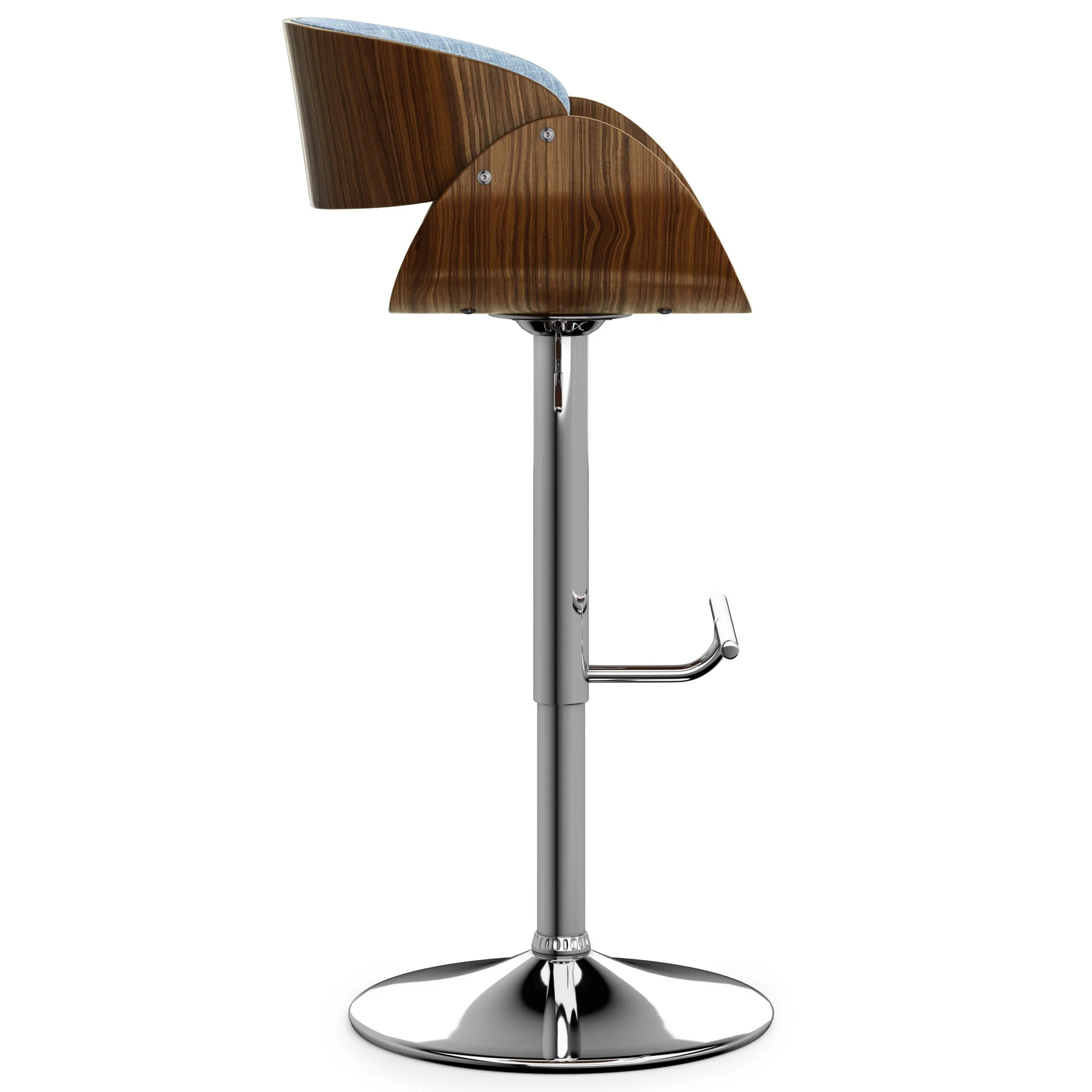 Amery - Mid Century Modern Adjustable Swivel Bar Stool - Image 11