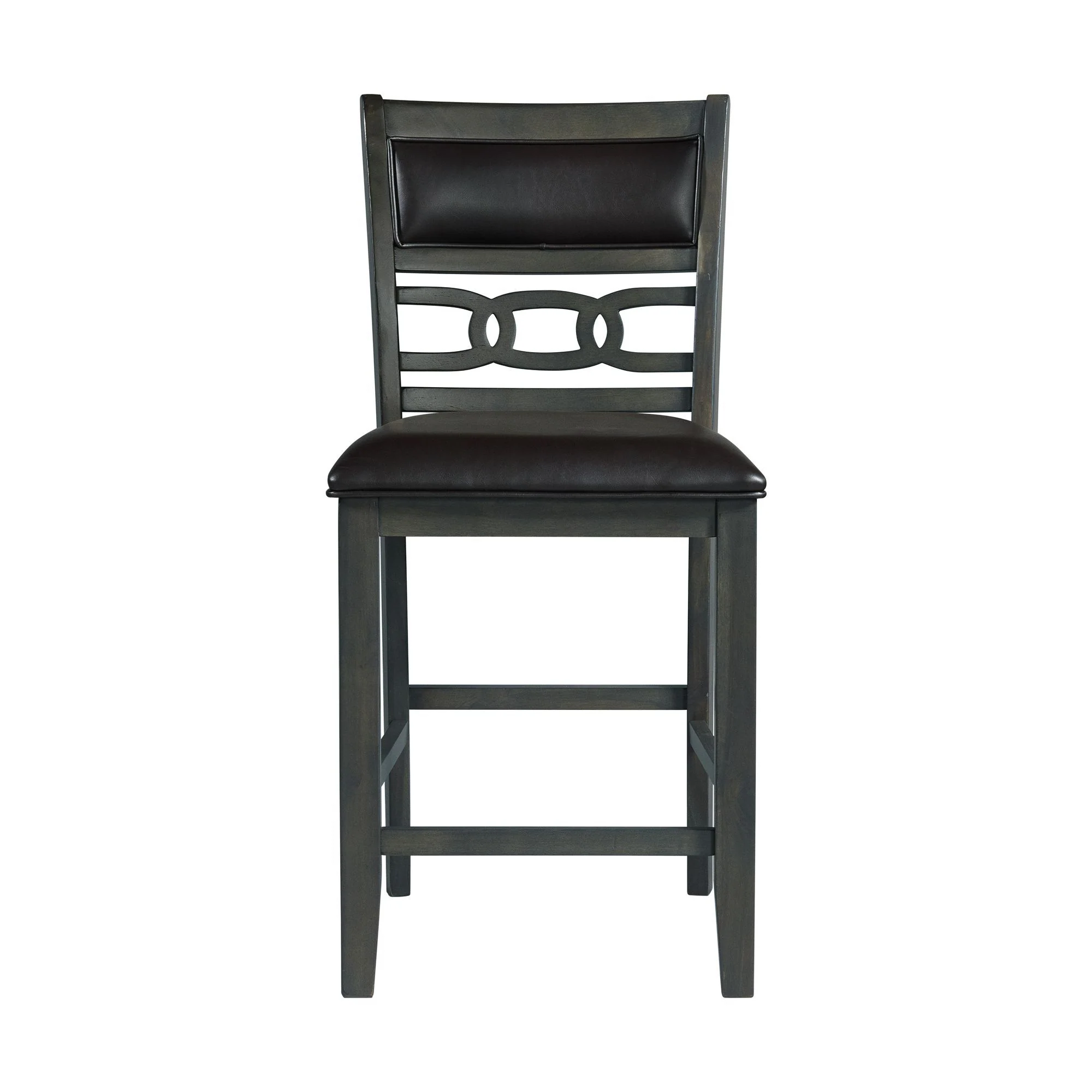 Amherst - Counter Side Chair With PU Cushion (Set of 2) - Gray Finish - Image 6