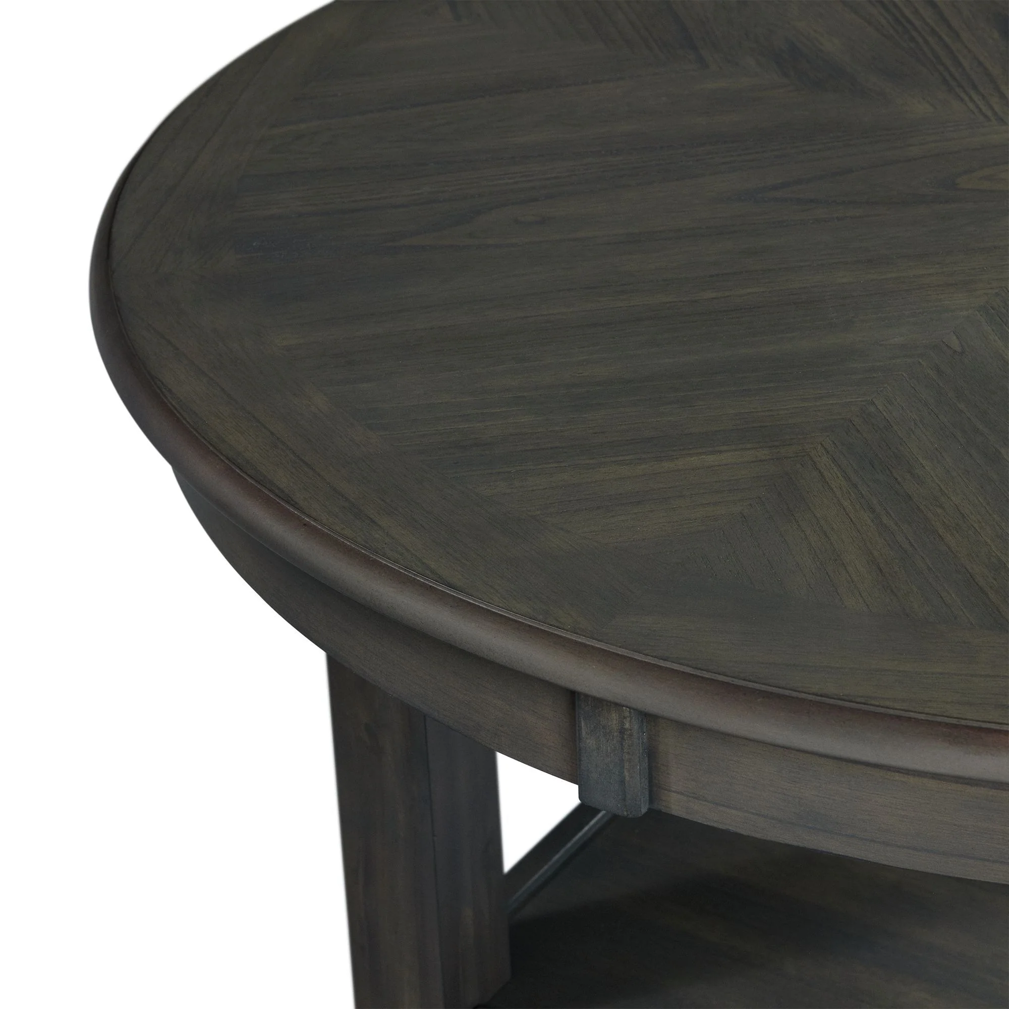 Amherst - Counter Table With Wood Leg - Gray Finish - Image 4