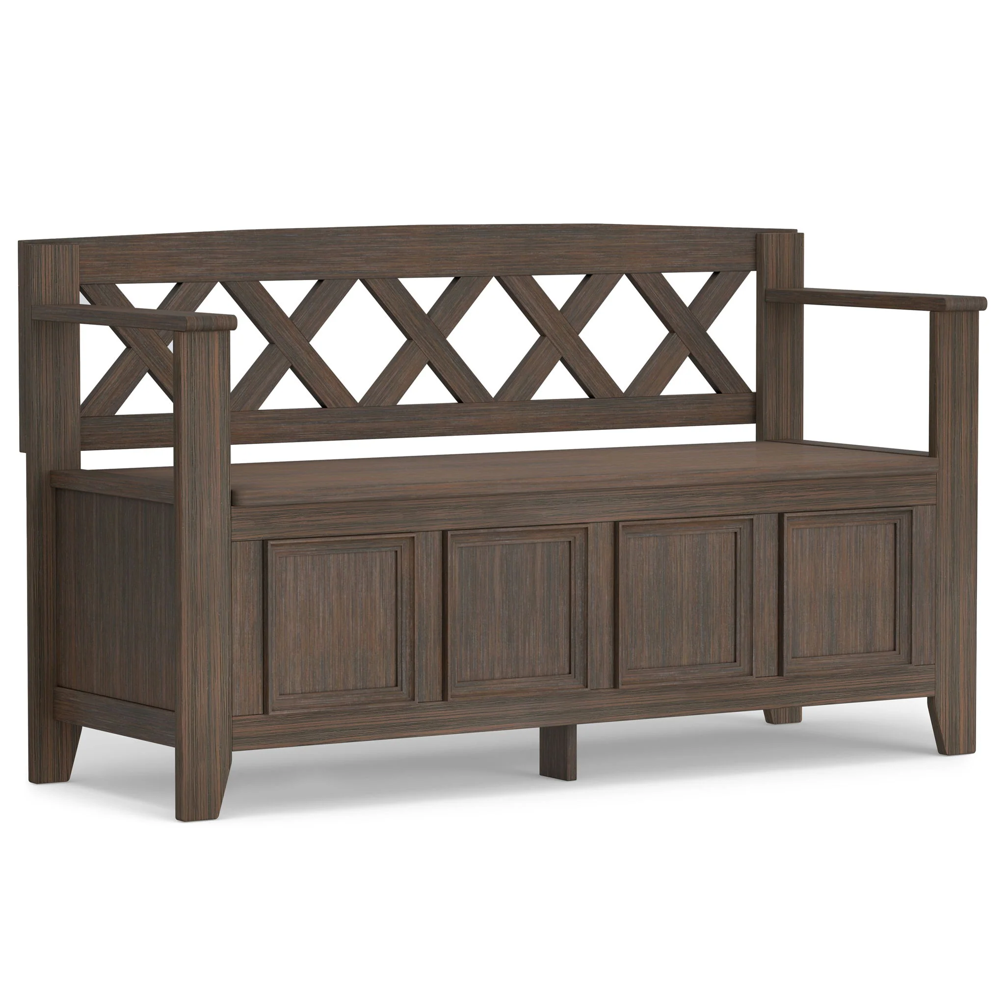 Amherst - Handcrafted Entryway Storage Bench - Image 21