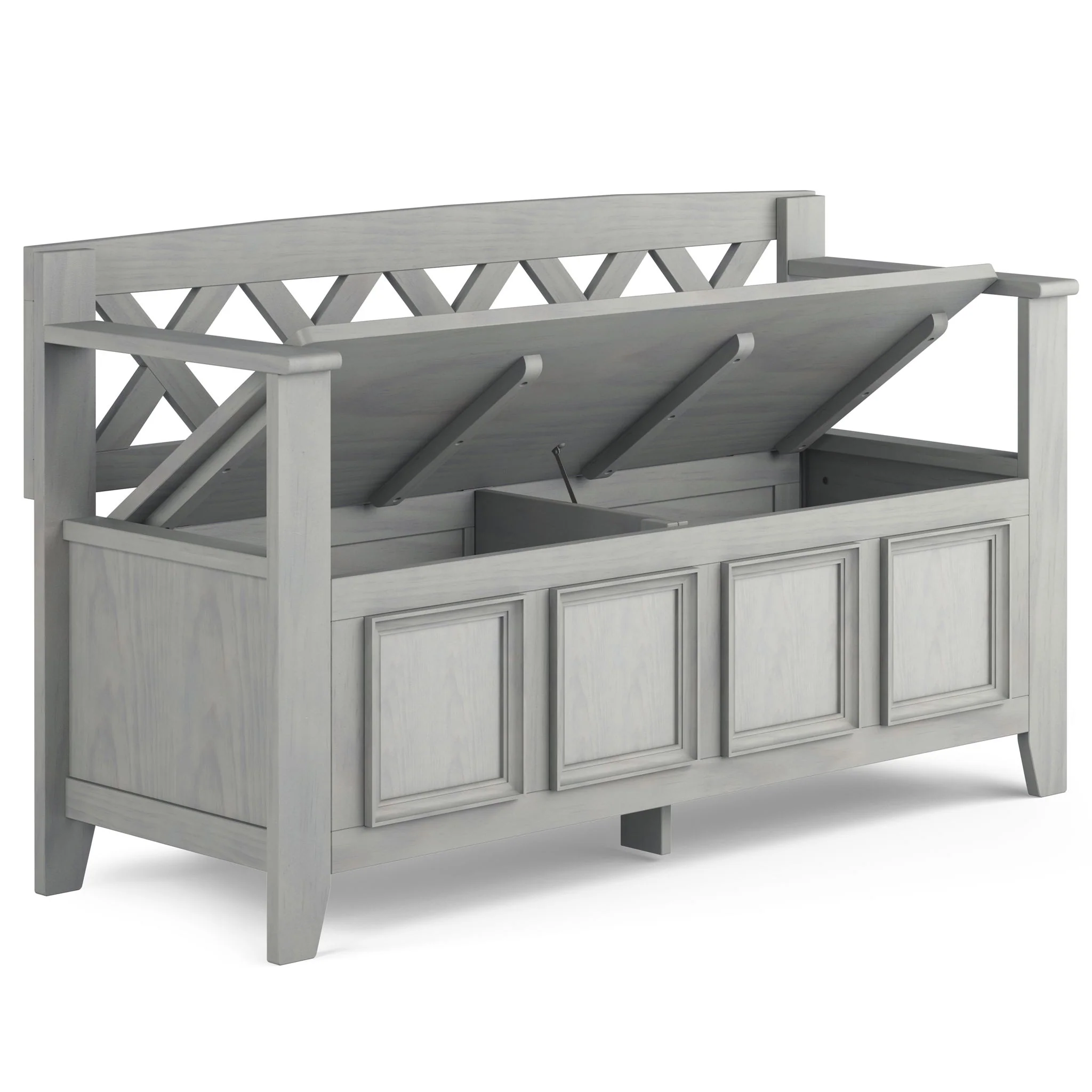 Amherst - Handcrafted Entryway Storage Bench - Image 23