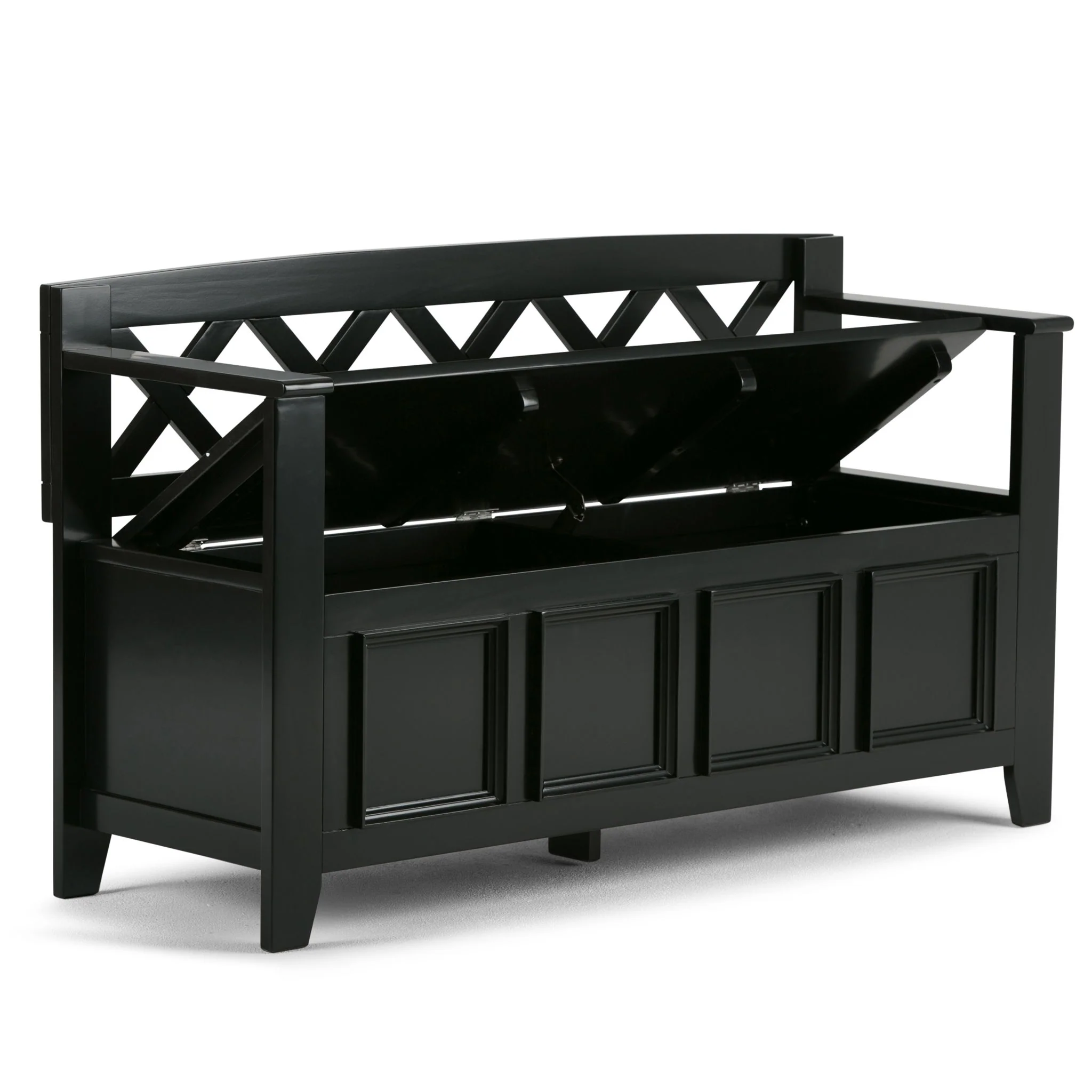 Amherst - Handcrafted Entryway Storage Bench - Image 41