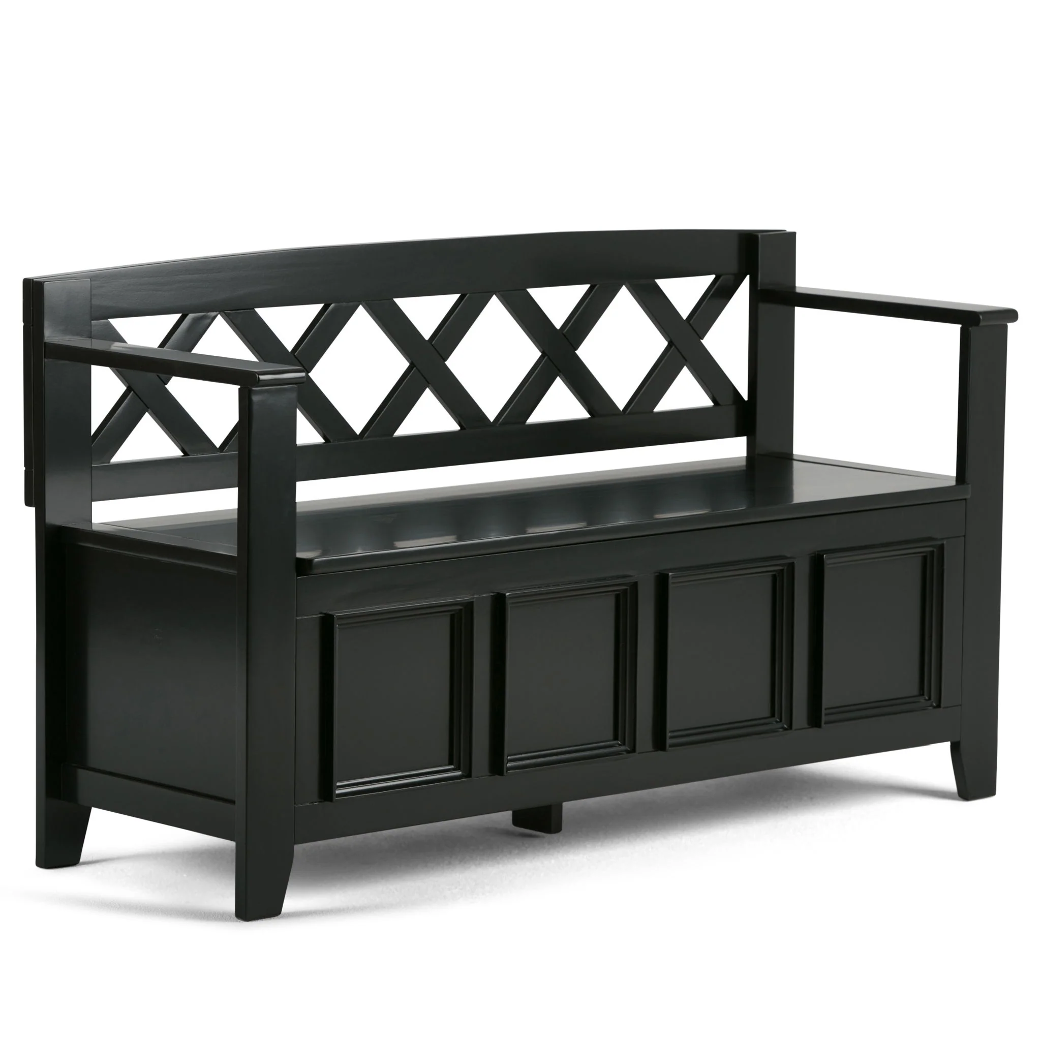 Amherst - Handcrafted Entryway Storage Bench - Image 6