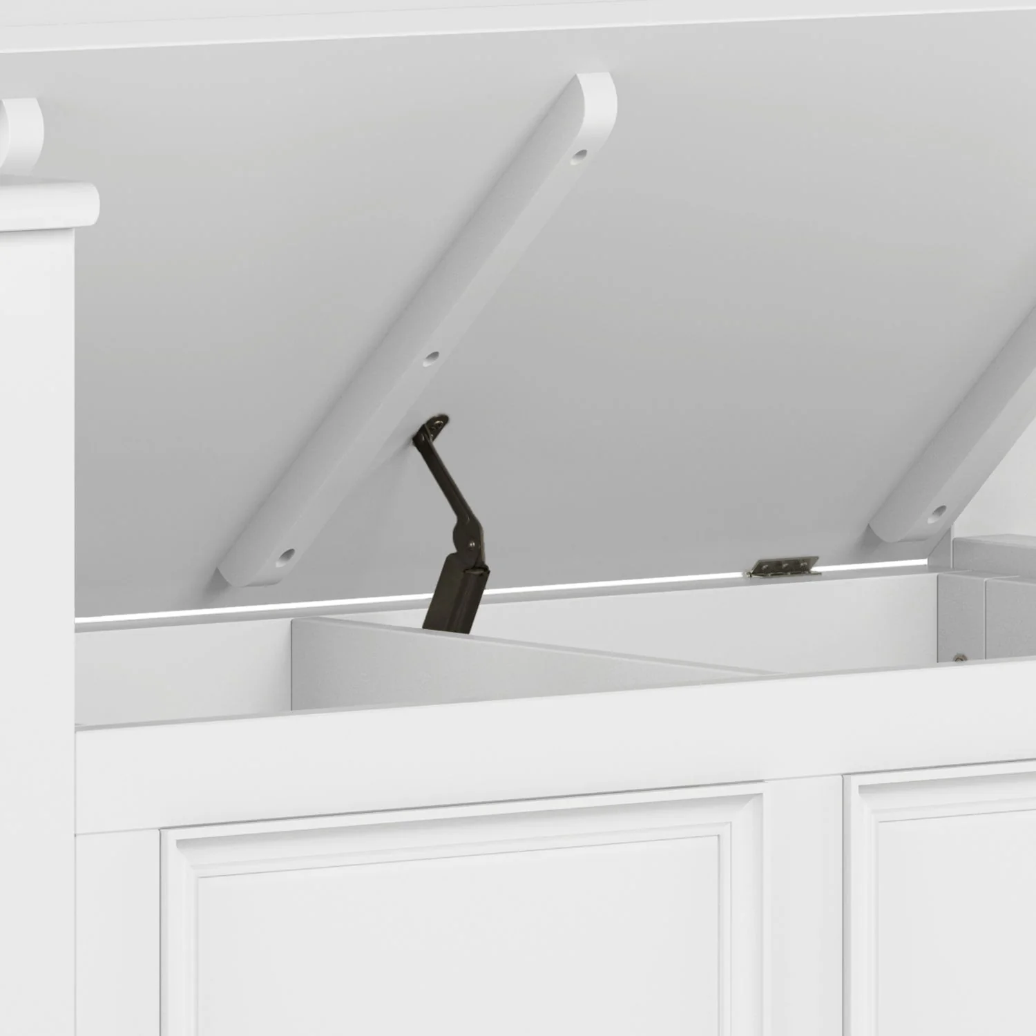Amherst - Small Transitional Entryway Storage Bench - Image 18