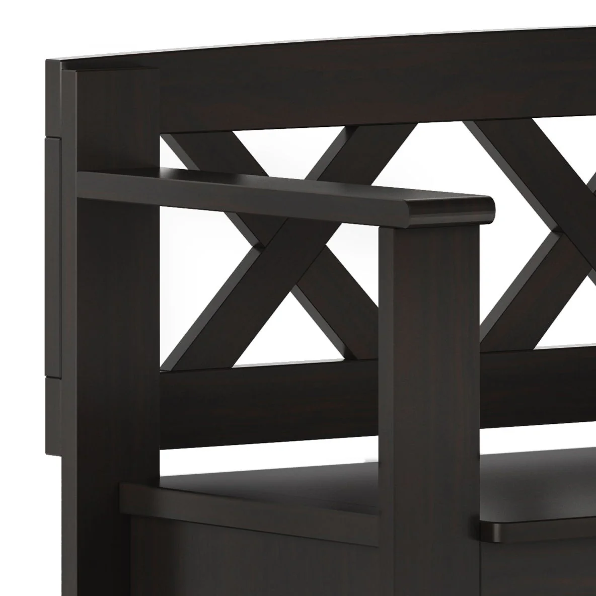 Amherst - Small Transitional Entryway Storage Bench - Image 19