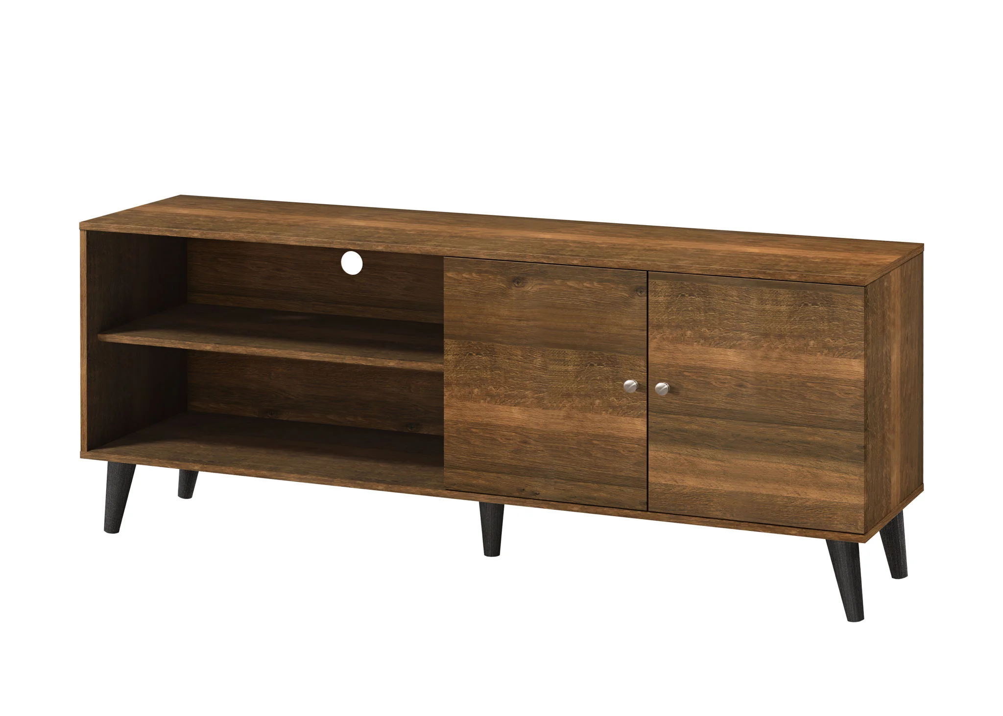 Amidon - TV Stand, With 2 Storage Shelves And 1 Cabinet - Image 15