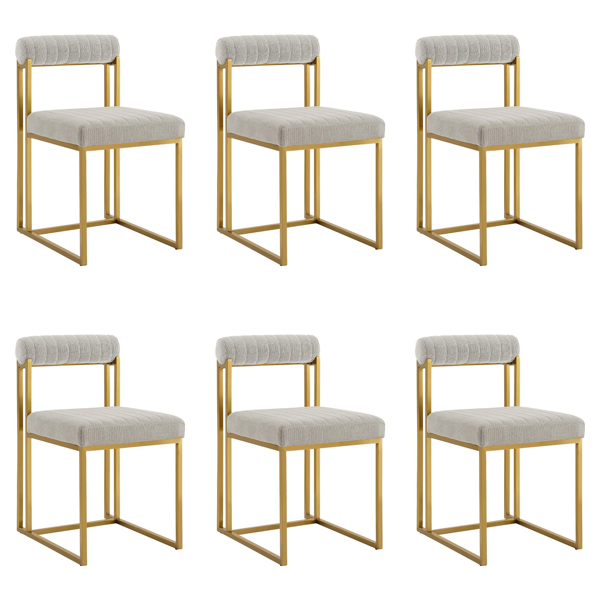 Anastasia - Dining Room Chair Set With Gold Frame - Image 2