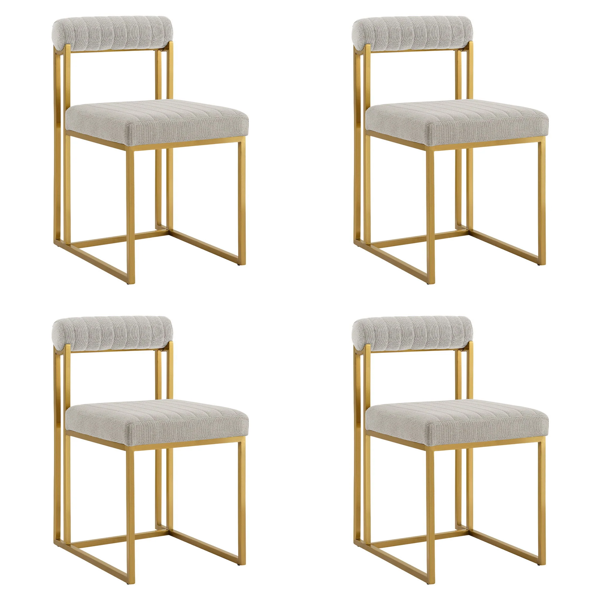 Anastasia - Dining Room Chair Set With Gold Frame - Image 3