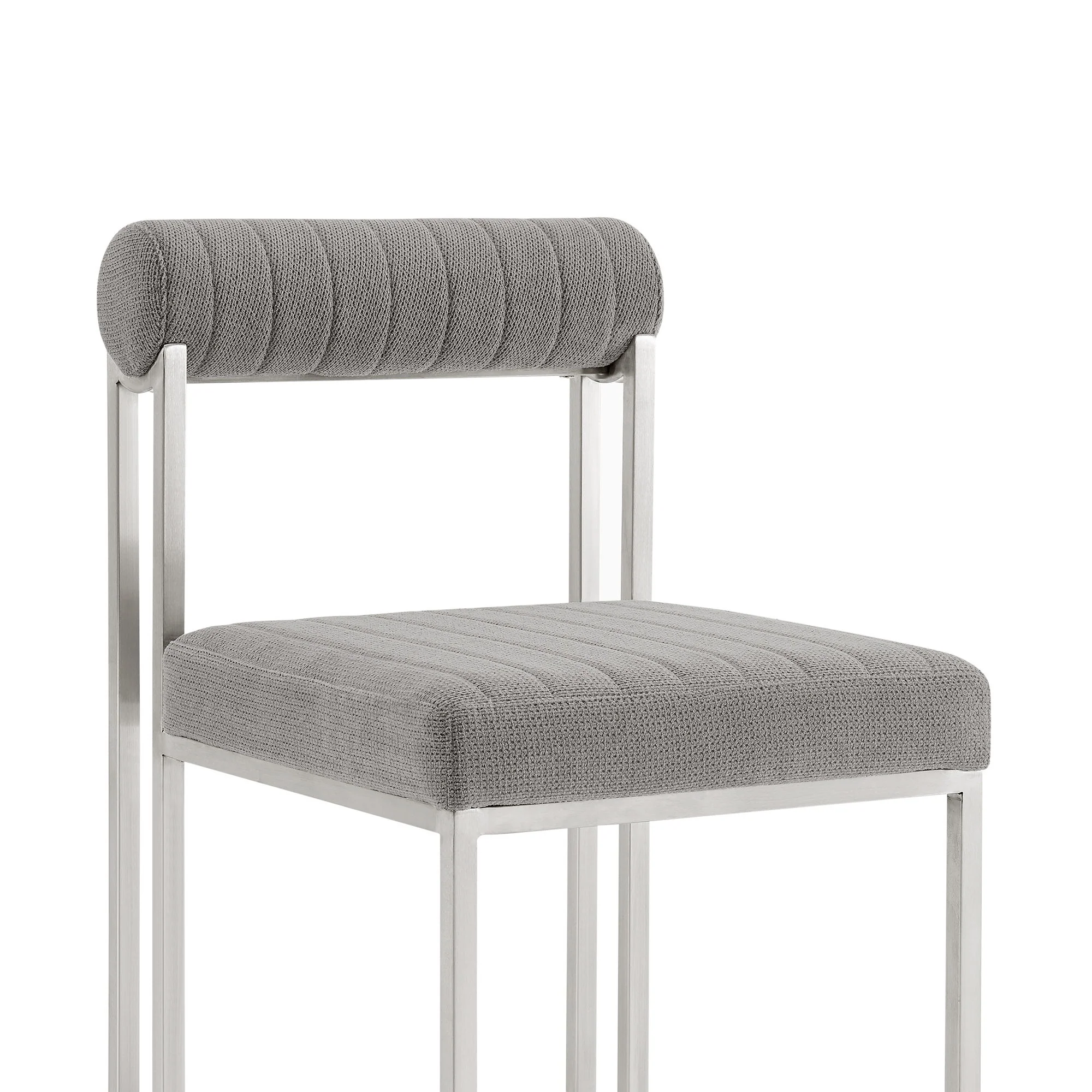 Anastasia - Dining Room Chair Set With Brushed Silver Frame - Image 5