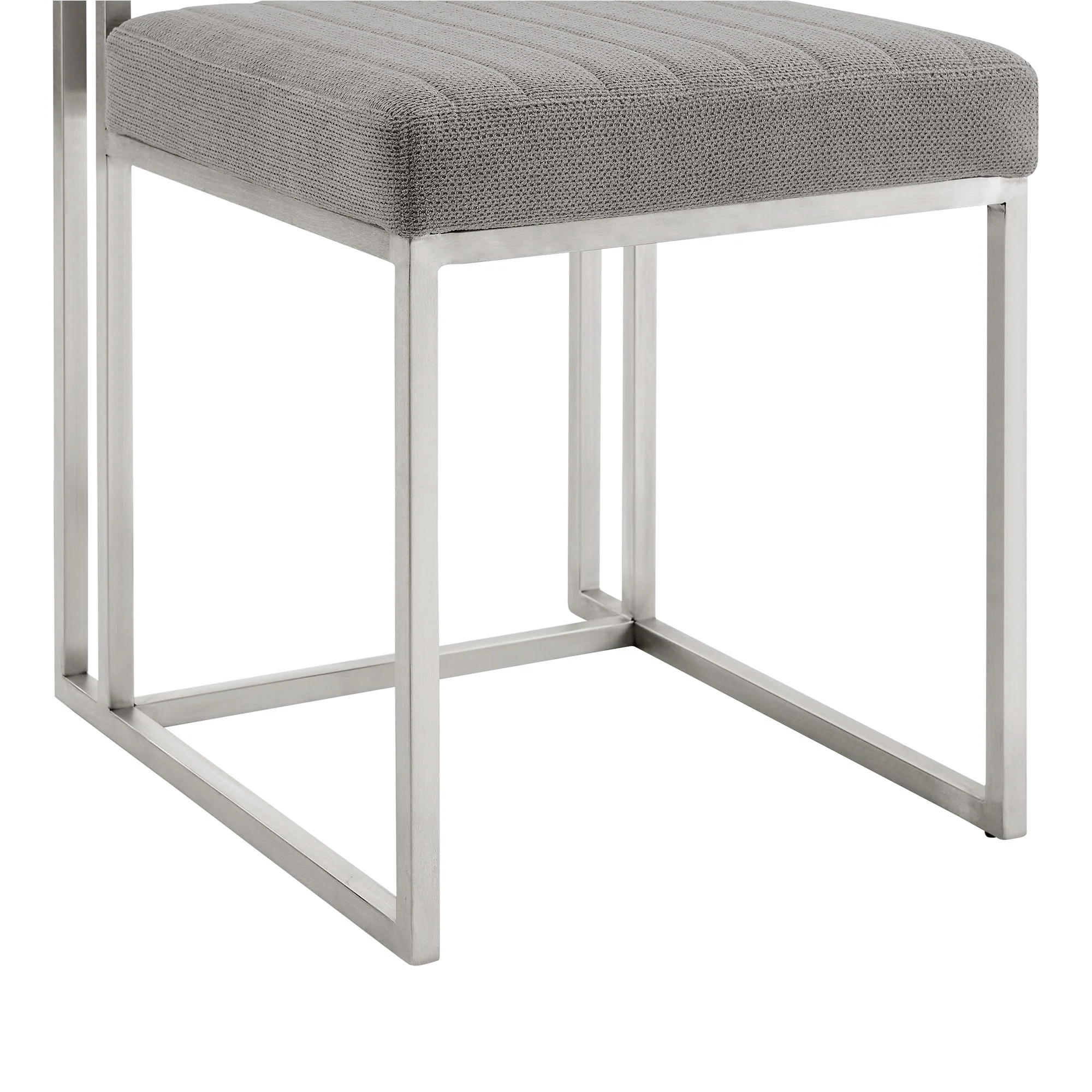 Anastasia - Dining Room Chair Set With Brushed Silver Frame - Image 6