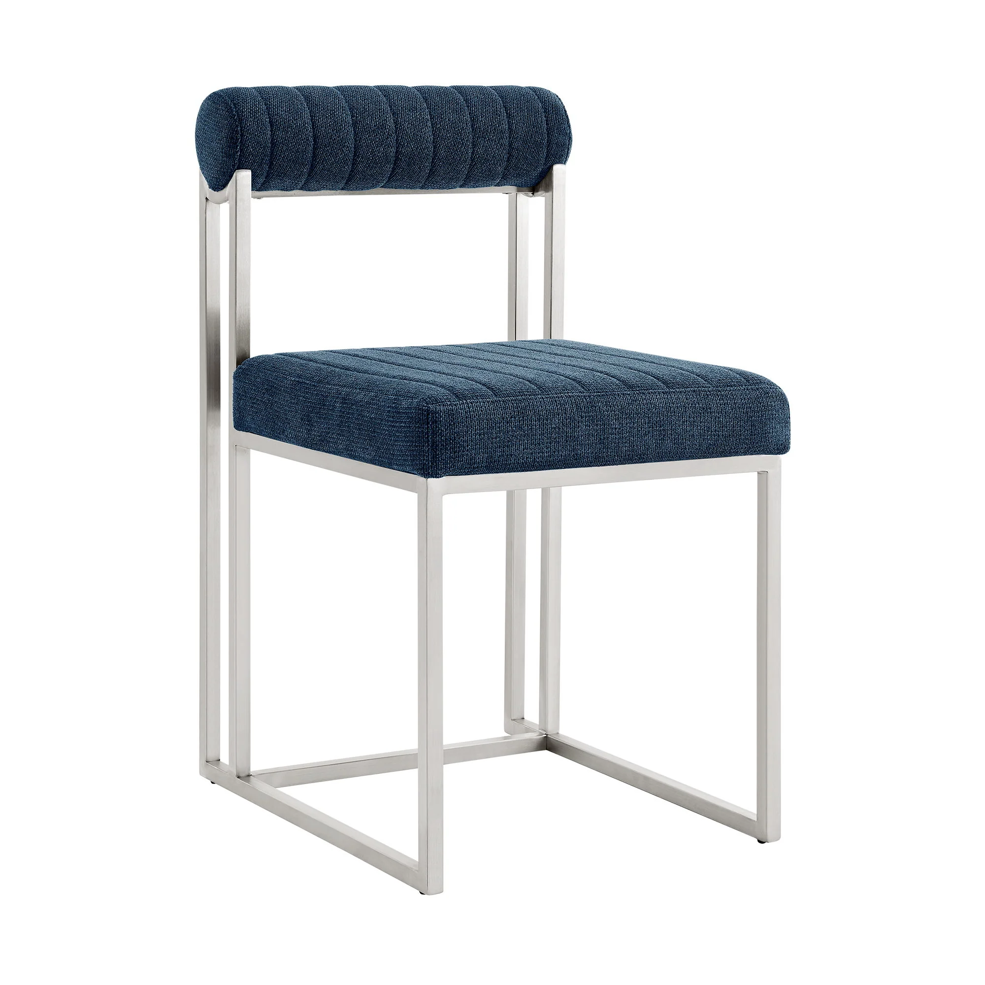 Anastasia - Dining Room Chair Set With Brushed Silver Frame - Image 8