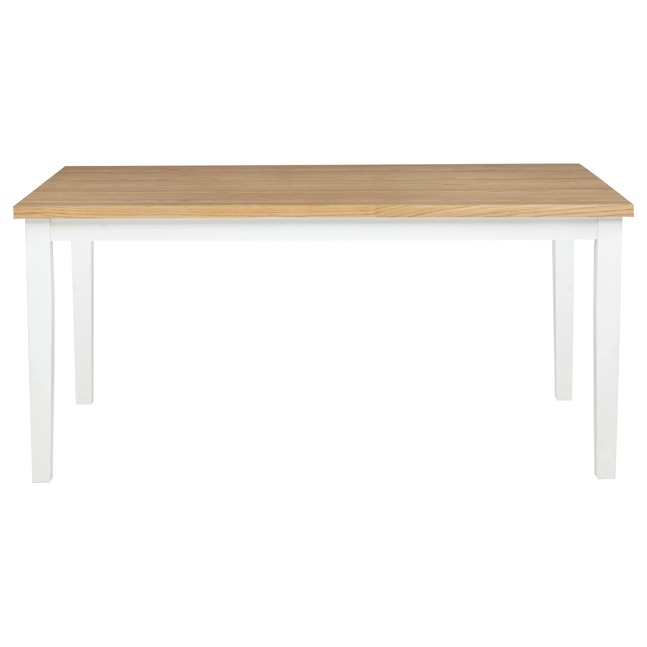 Andrews 66-Inch Rectangular Dining Table Light Ash and White - Image 5