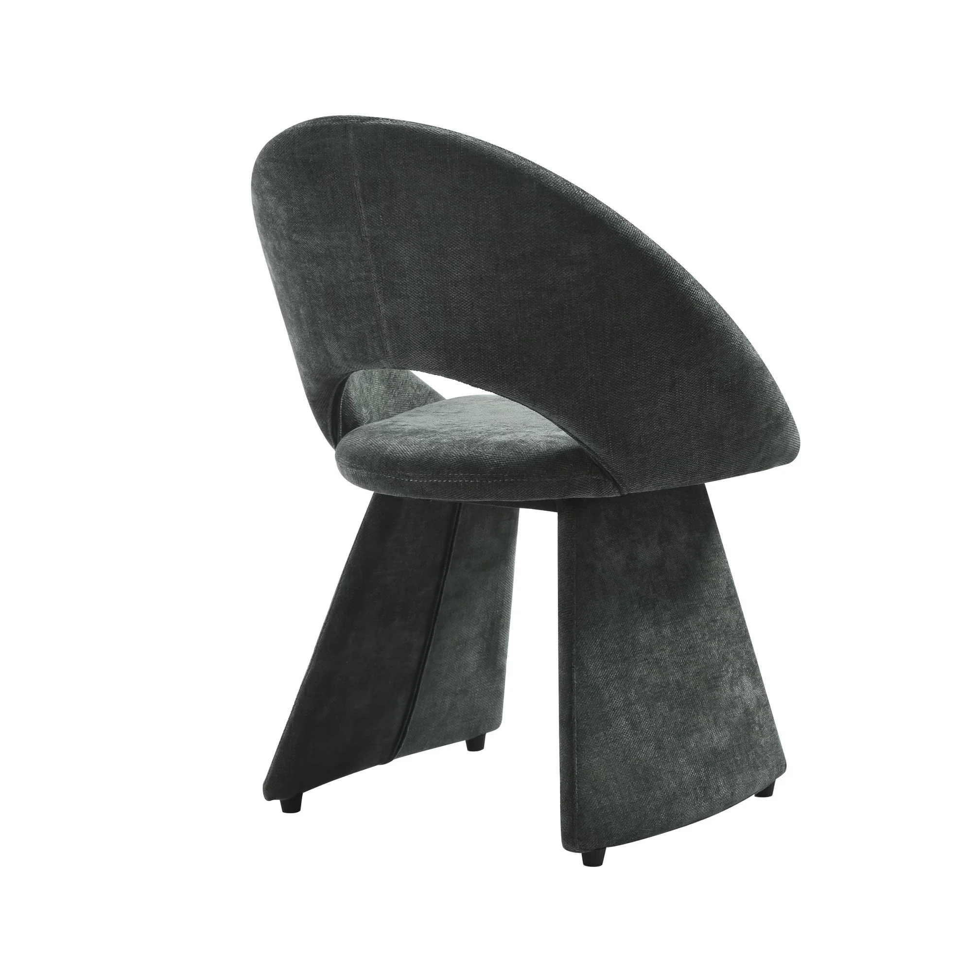Angelina - Modern Curved Back Upholstered Dining Chair - Image 11