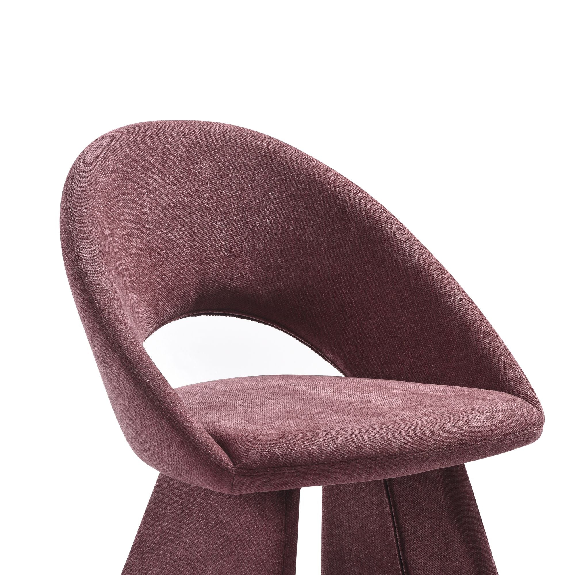 Angelina - Modern Curved Back Upholstered Dining Chair - Image 15
