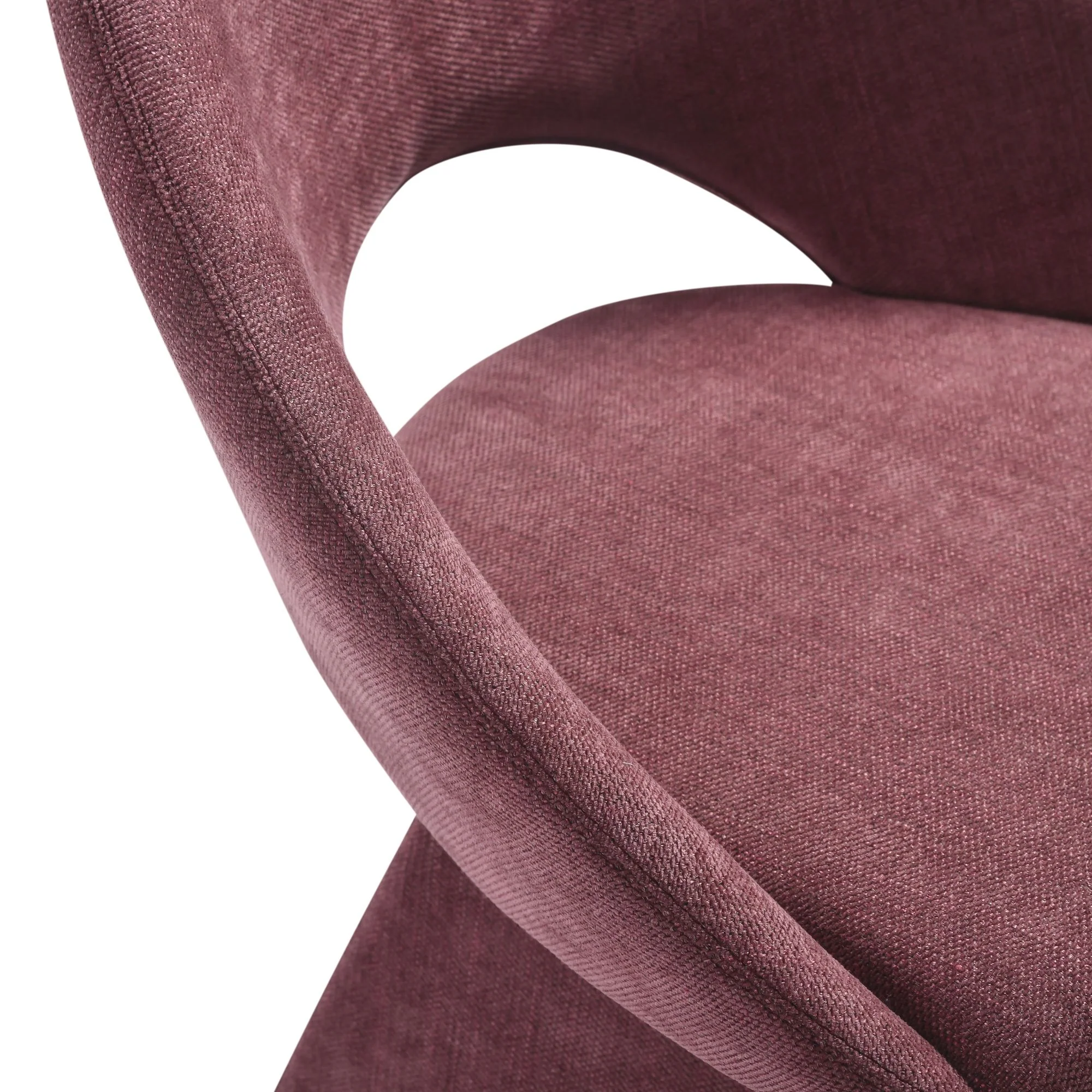 Angelina - Modern Curved Back Upholstered Dining Chair - Image 17