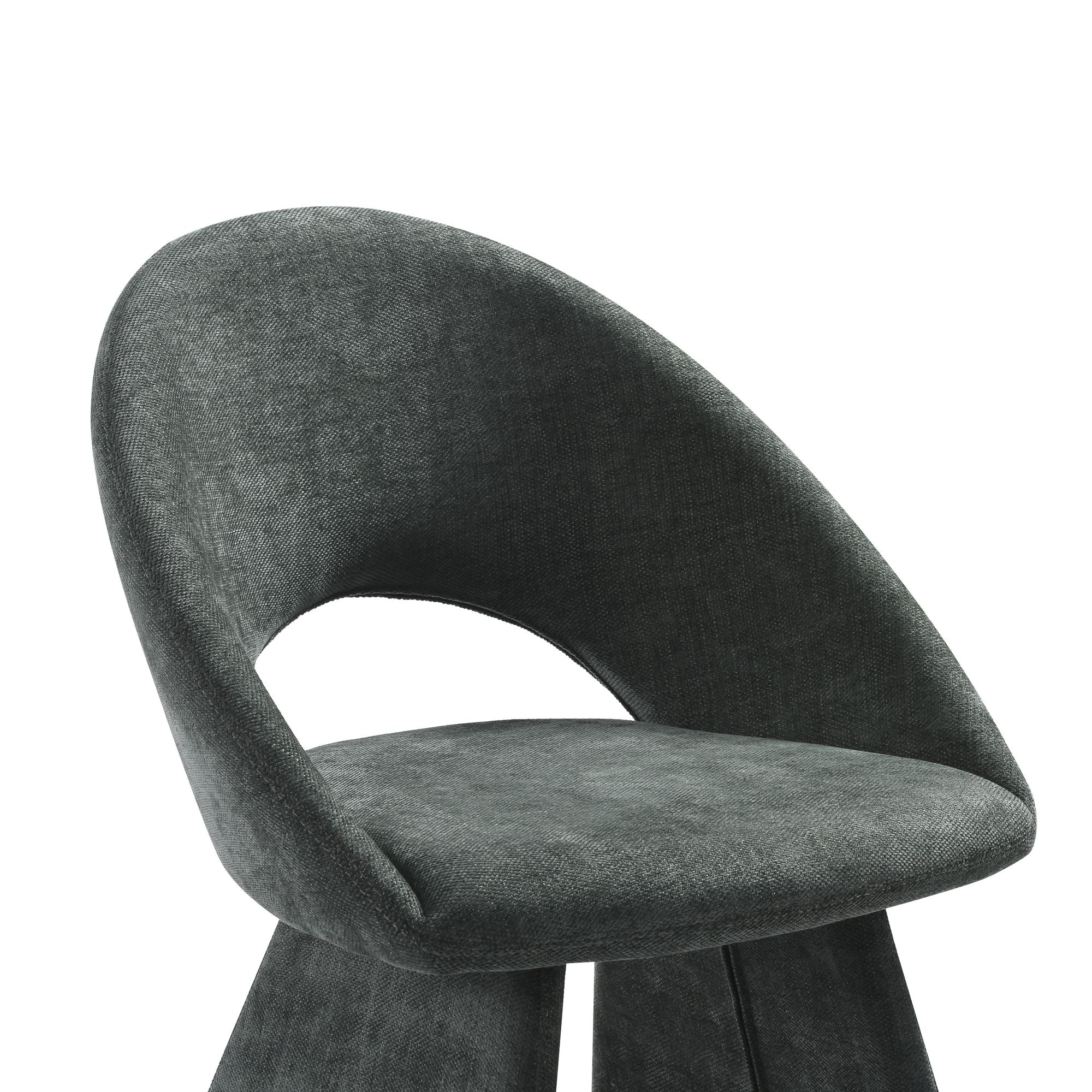 Angelina - Modern Curved Back Upholstered Dining Chair - Image 19