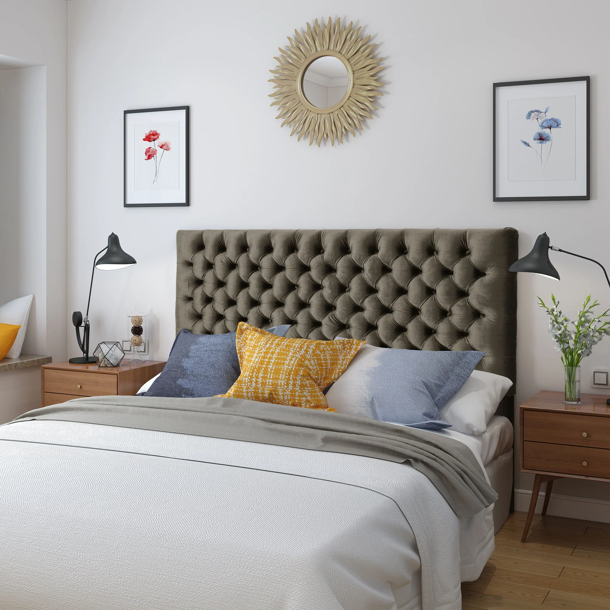 Annecy - Contemporary Upholstered Headboard - Image 21