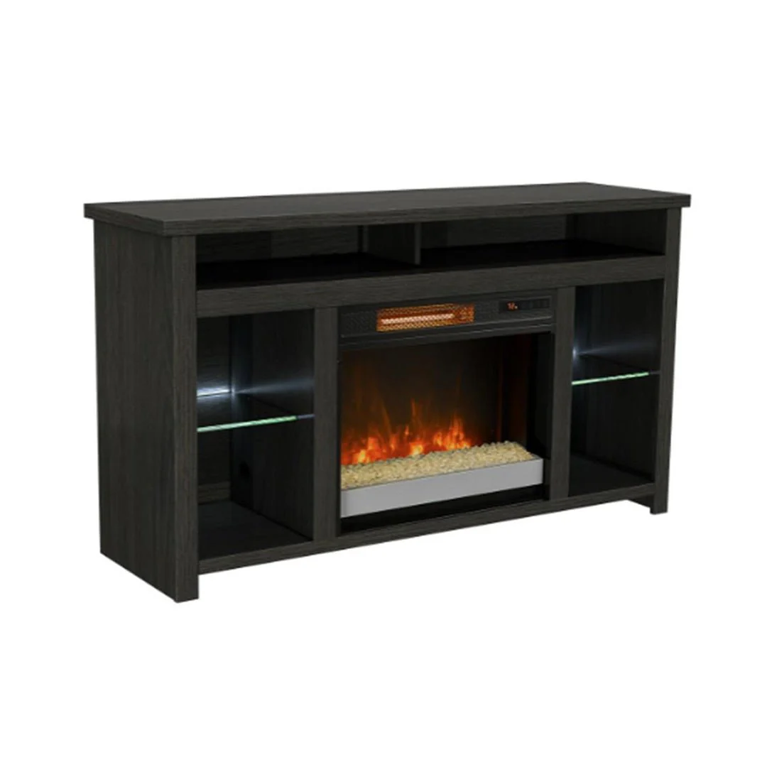 Anthony 54" Media Mantel with 23” Electric Fireplace