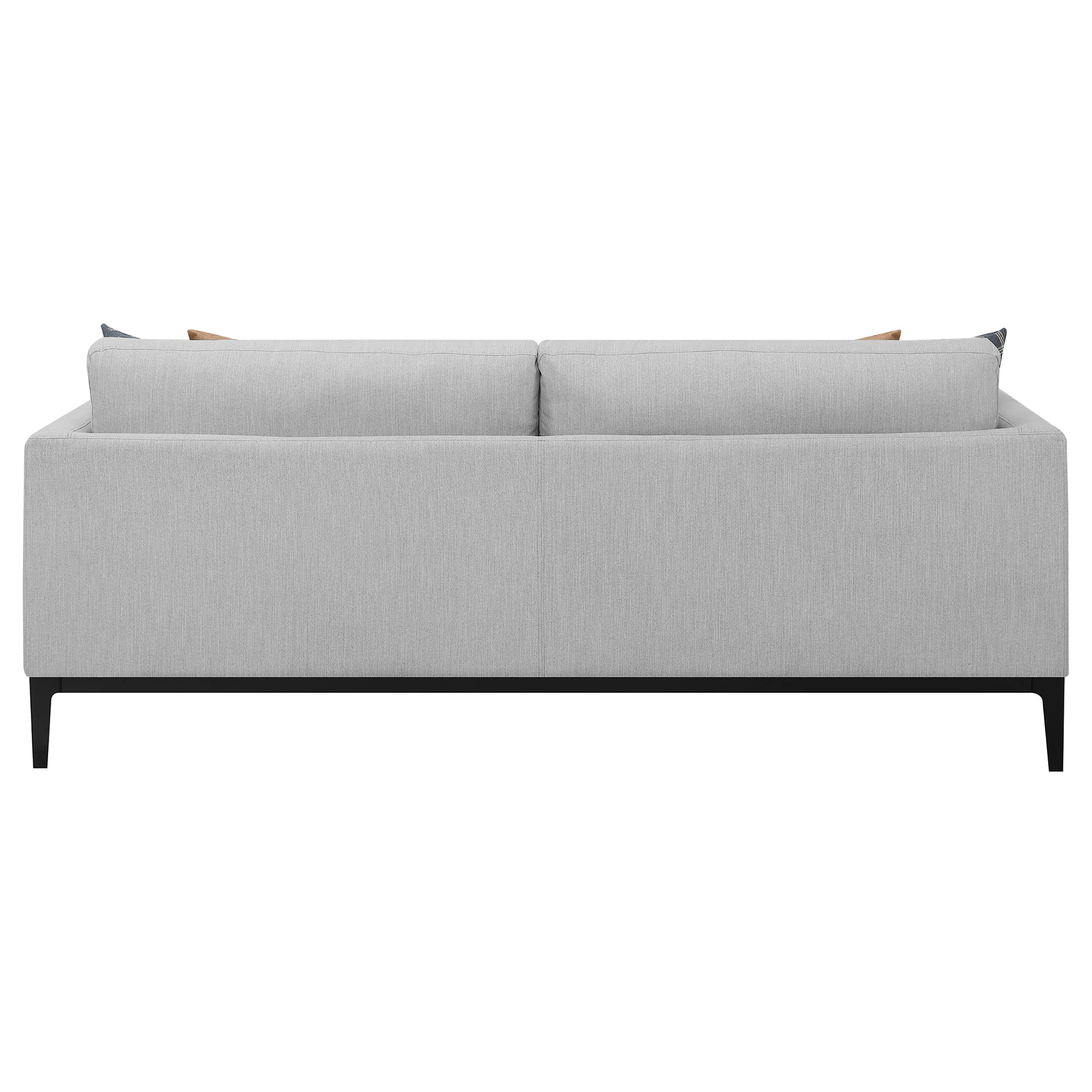 Apperson Upholstered Track Arm Sofa Light Grey - Image 8