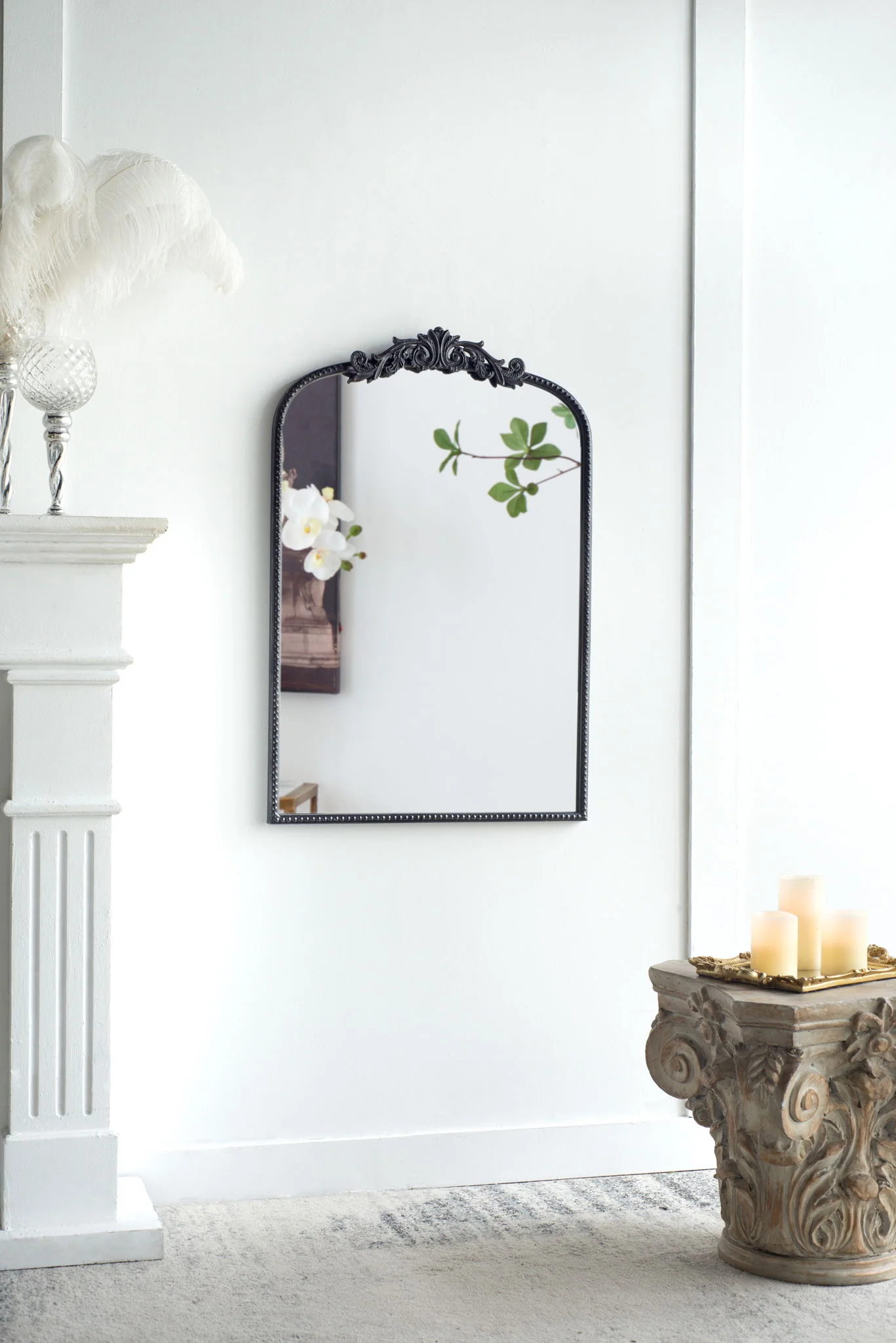 Arch Mirror, Baroque Inspired Wall Decor For Bathroom, Bedroom, Living Room - Image 42