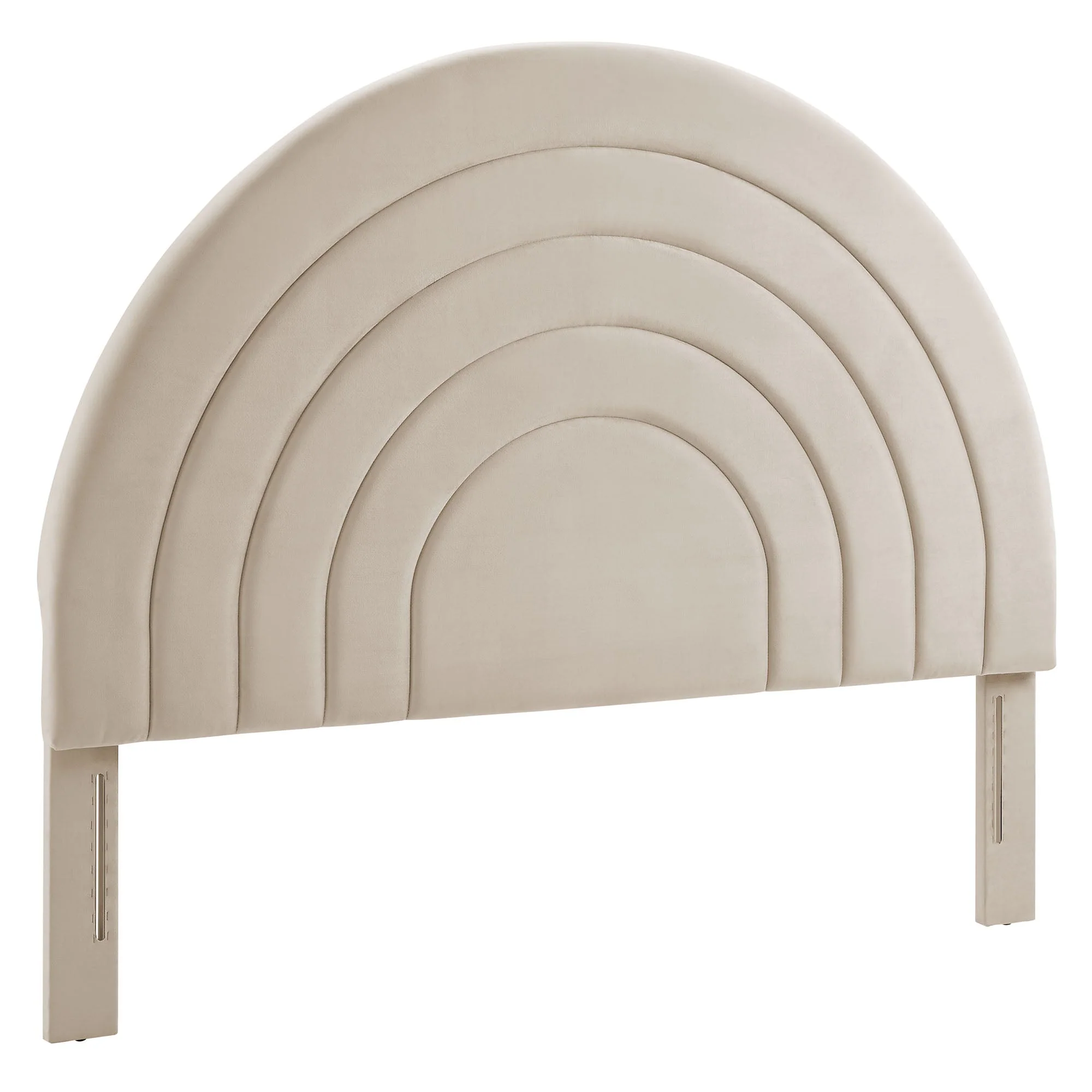 Arched Performance Velvet Upholstered Headboard - Image 56