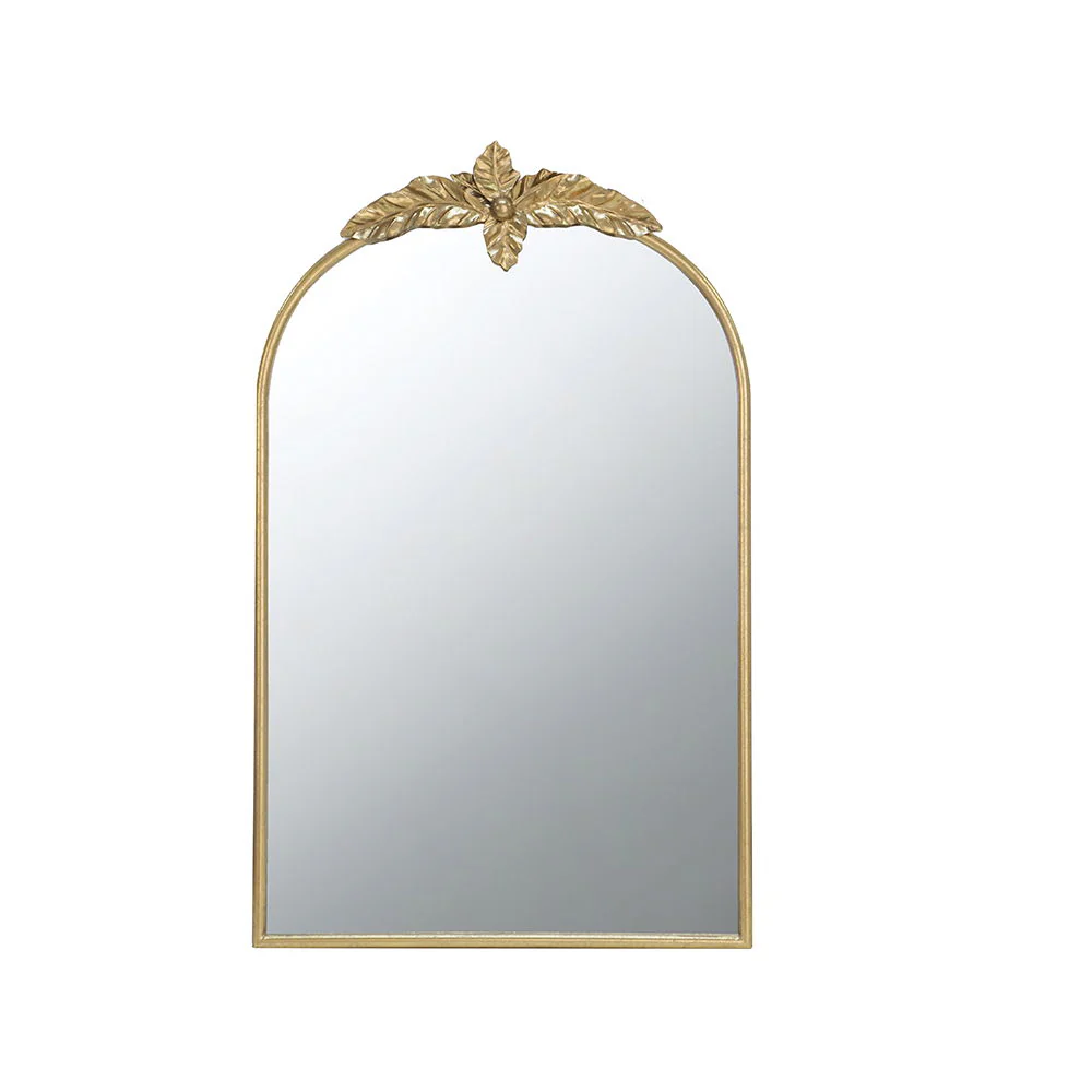 Arched Wall Mirror With Metal Frame, Wall Mirror For Living Room - Image 9