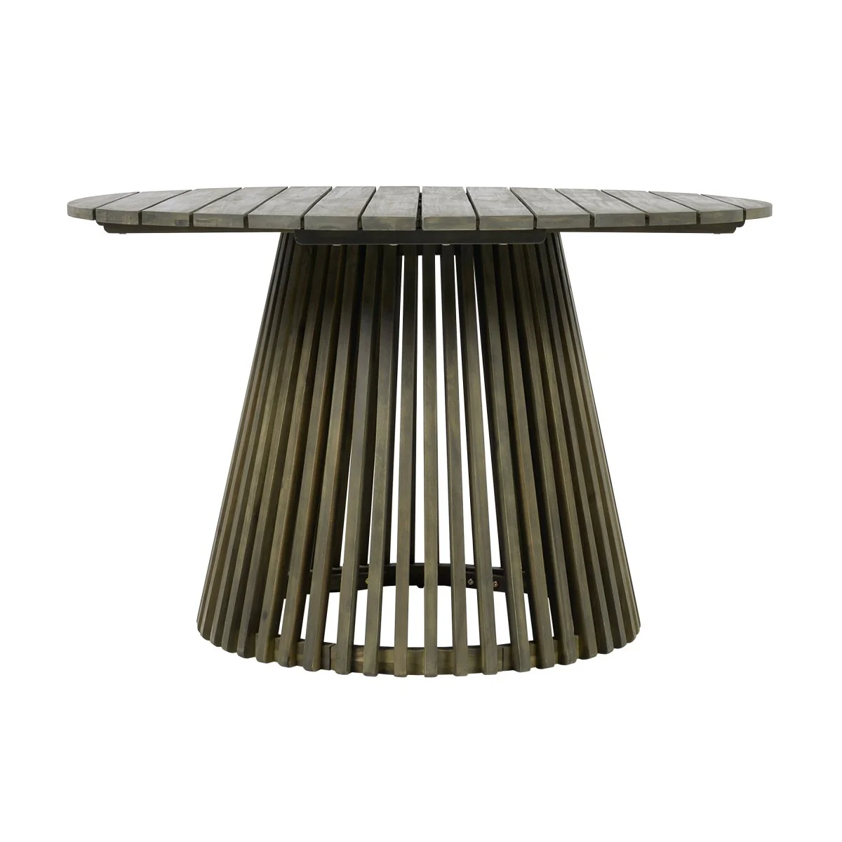 Ardelle 5 Piece Acacia Wood Outdoor Club Chair & Dining Table Set - Image 5