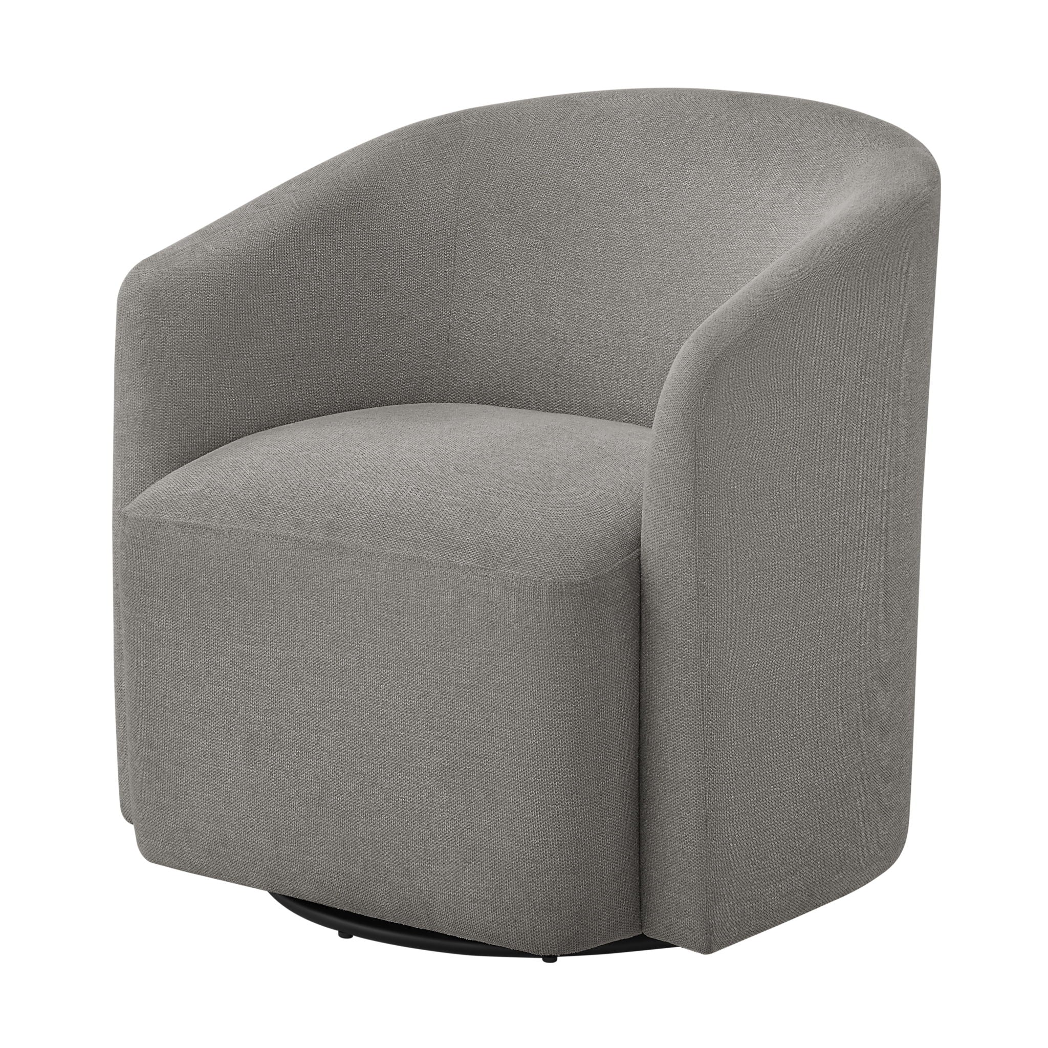 Ardena - Modern Swivel Barrel Chair - Image 2