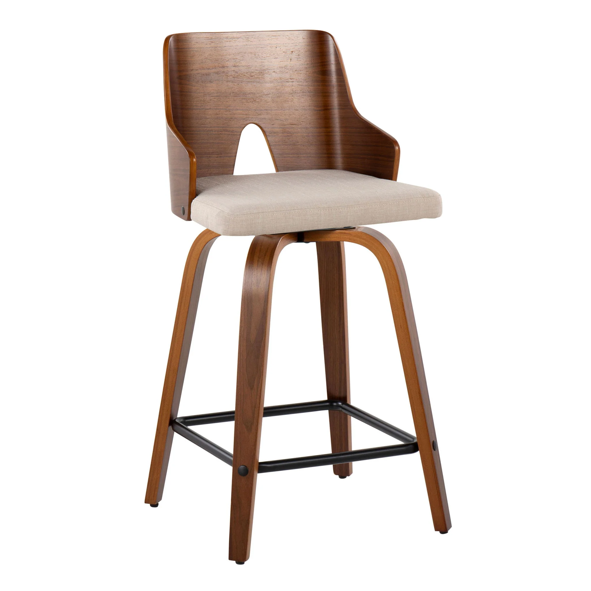 Ariana - Mid Century Modern Counter Stool (Set of 2) - Image 3