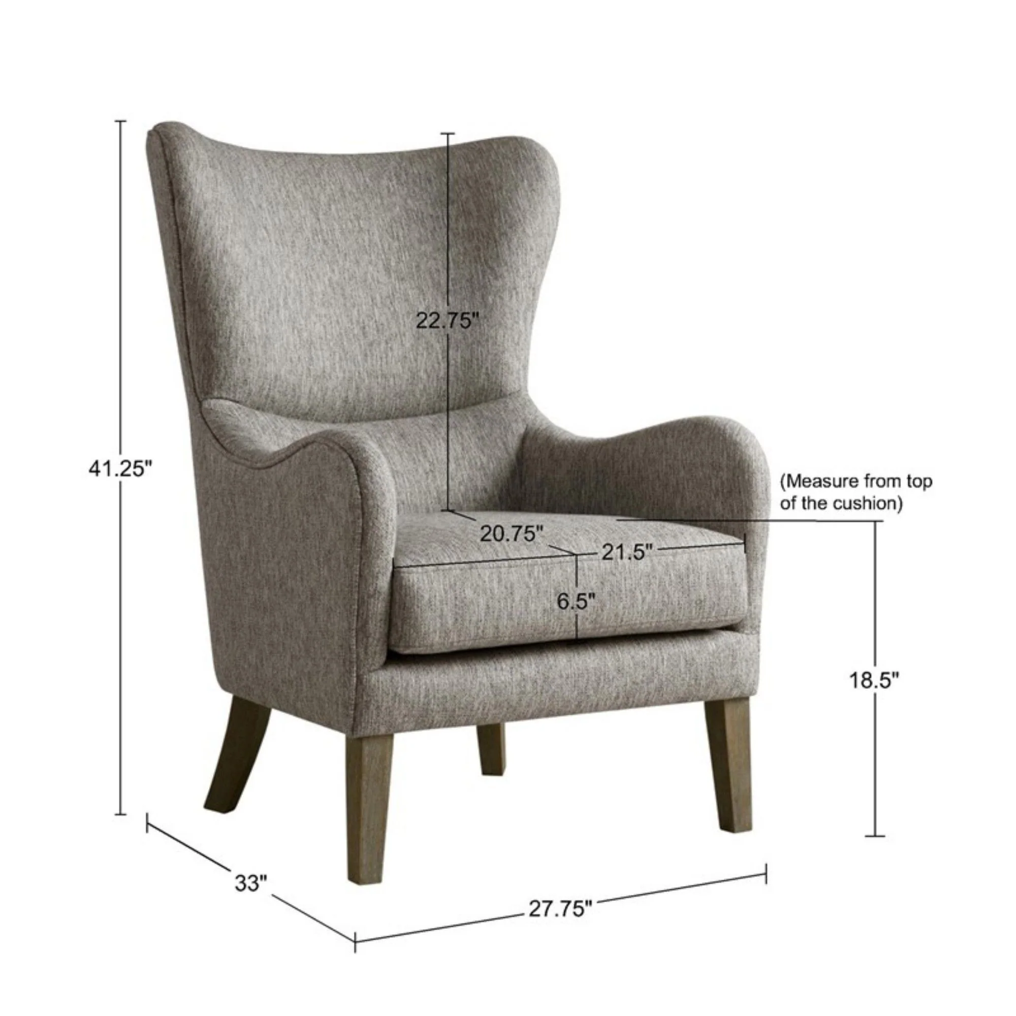 Arianna - Swoop Wing Chair - Image 13
